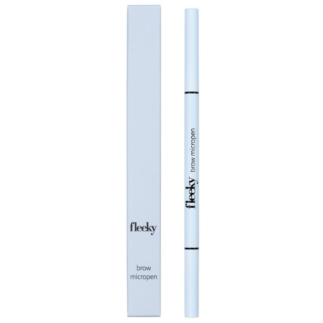 fleeky Augenbrauen-Stift Micro Brow Pen – feine Mine & Bürste für perfekte Brauen, Microblading-Effekt für Augenbrauen & Freckles – vegan & langanhaltend