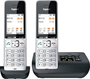 Gigaset COMFORT 500A Duo Schnurloses DECT-Telefon (Mobilteile: 2)