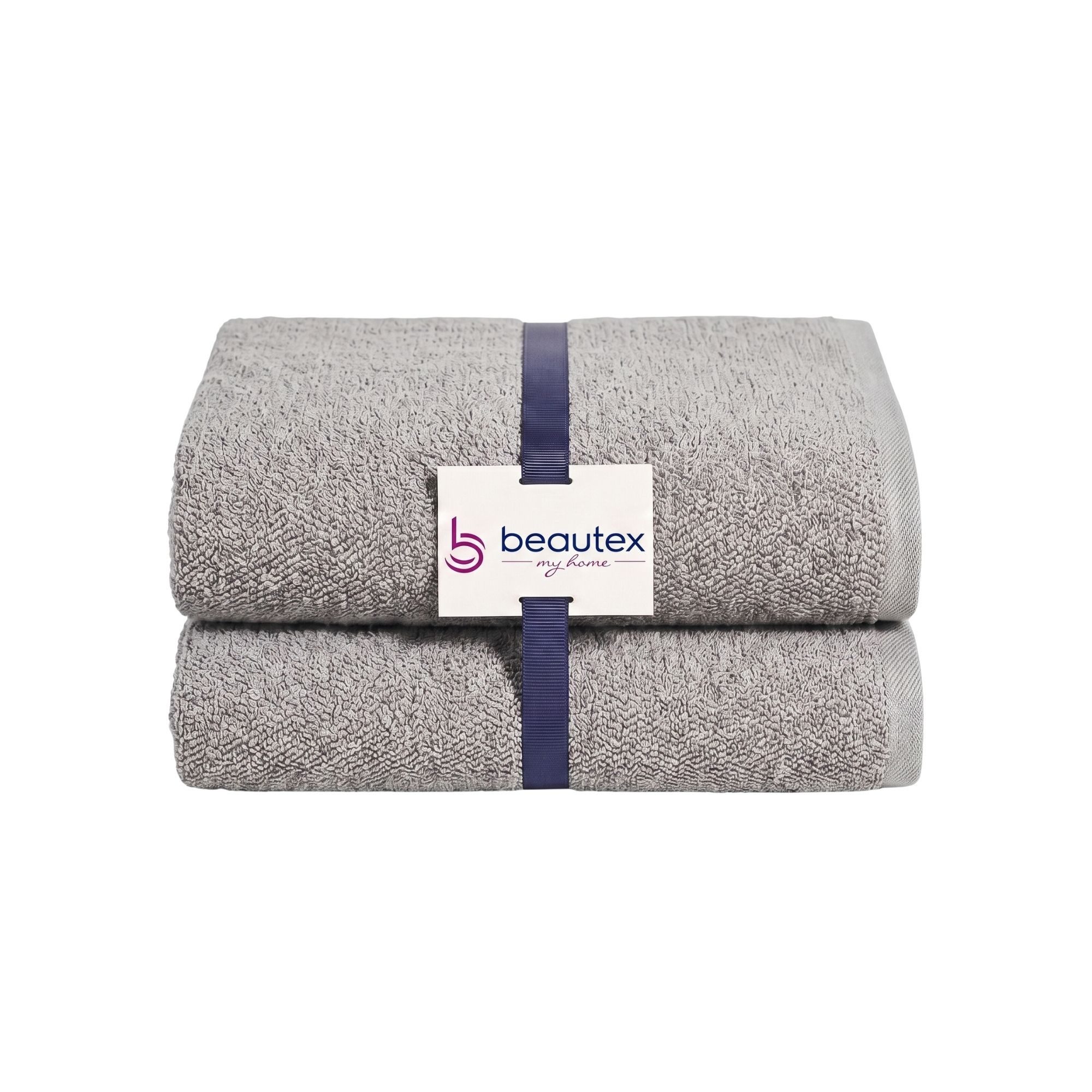 Beautex Handtuch Set, Premium Frottier Sets, 100% Baumwolle 550g/m², Multischlaufen-Optik, Frottier, saugstark, weich, flusenfrei, schnelltrocknend, schadstoffgeprüft
