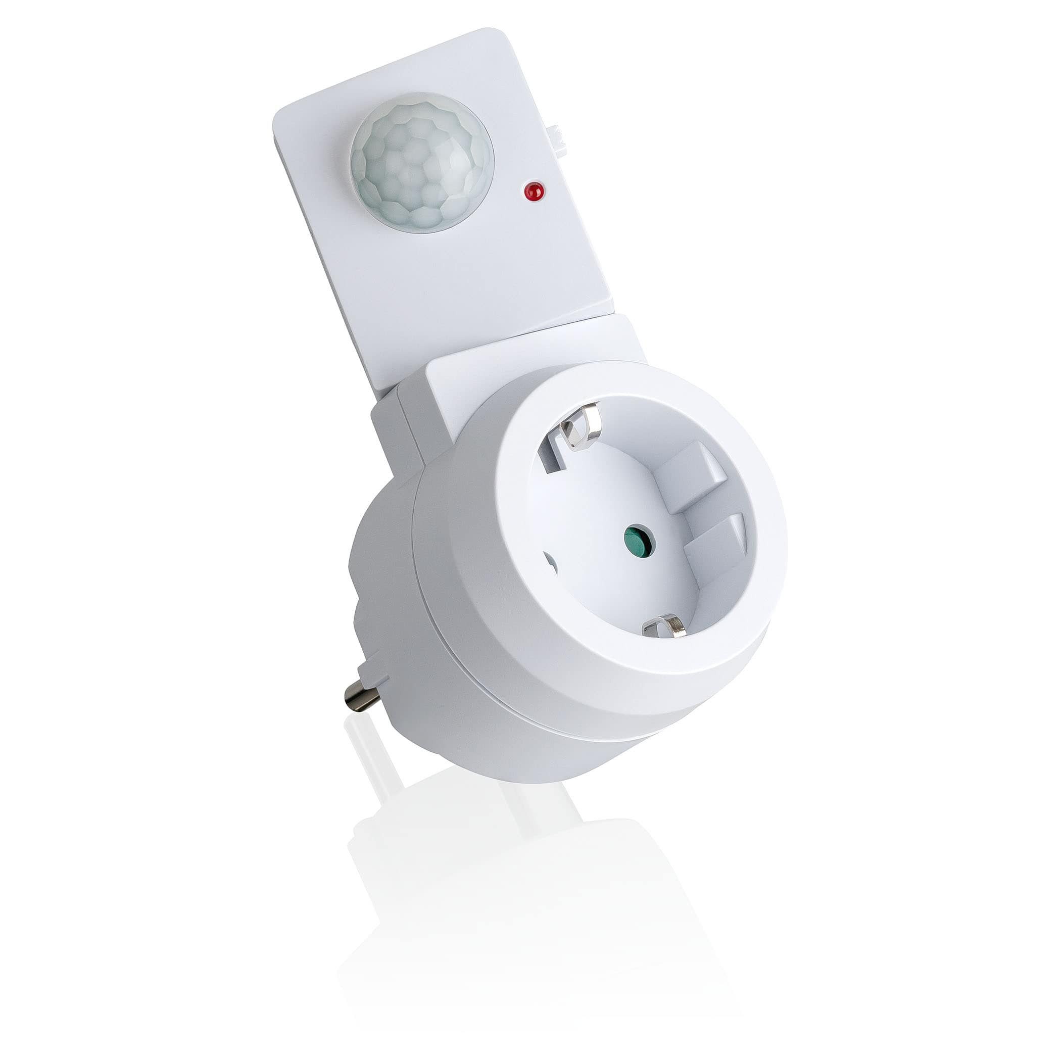 Bewegungsmelder Zwischenstecker Bewegungsmelder - Schuko Stecker 230V programmierbar