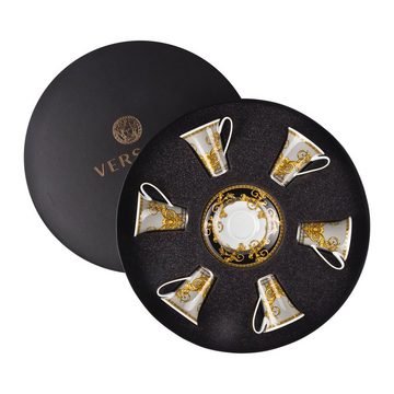 Rosenthal meets Versace Espressotasse Prestige Gala Set 6 Personen Mokkatassen, Porzellan