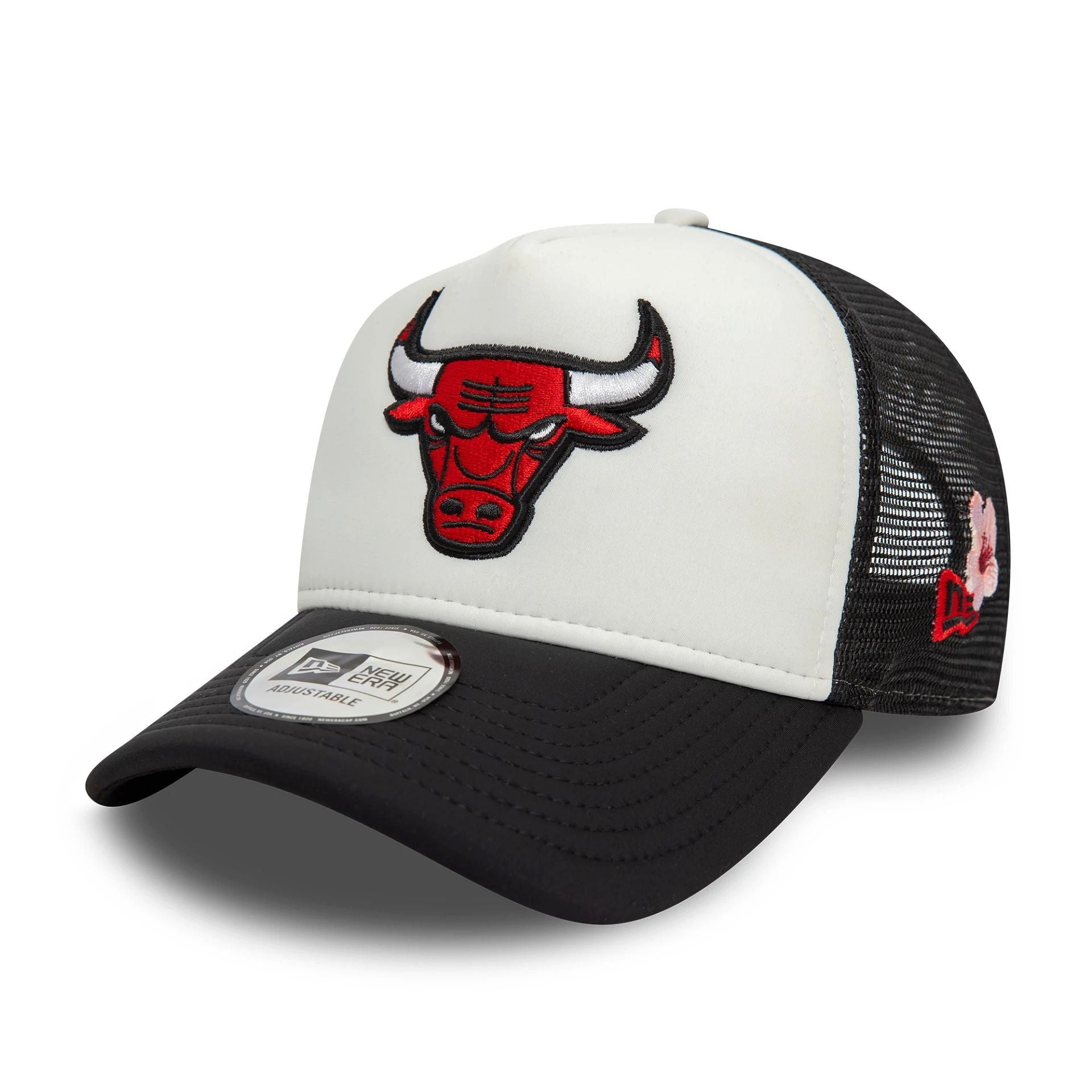 New Era Trucker Cap A-Frame NBA Flower Chicago Bulls