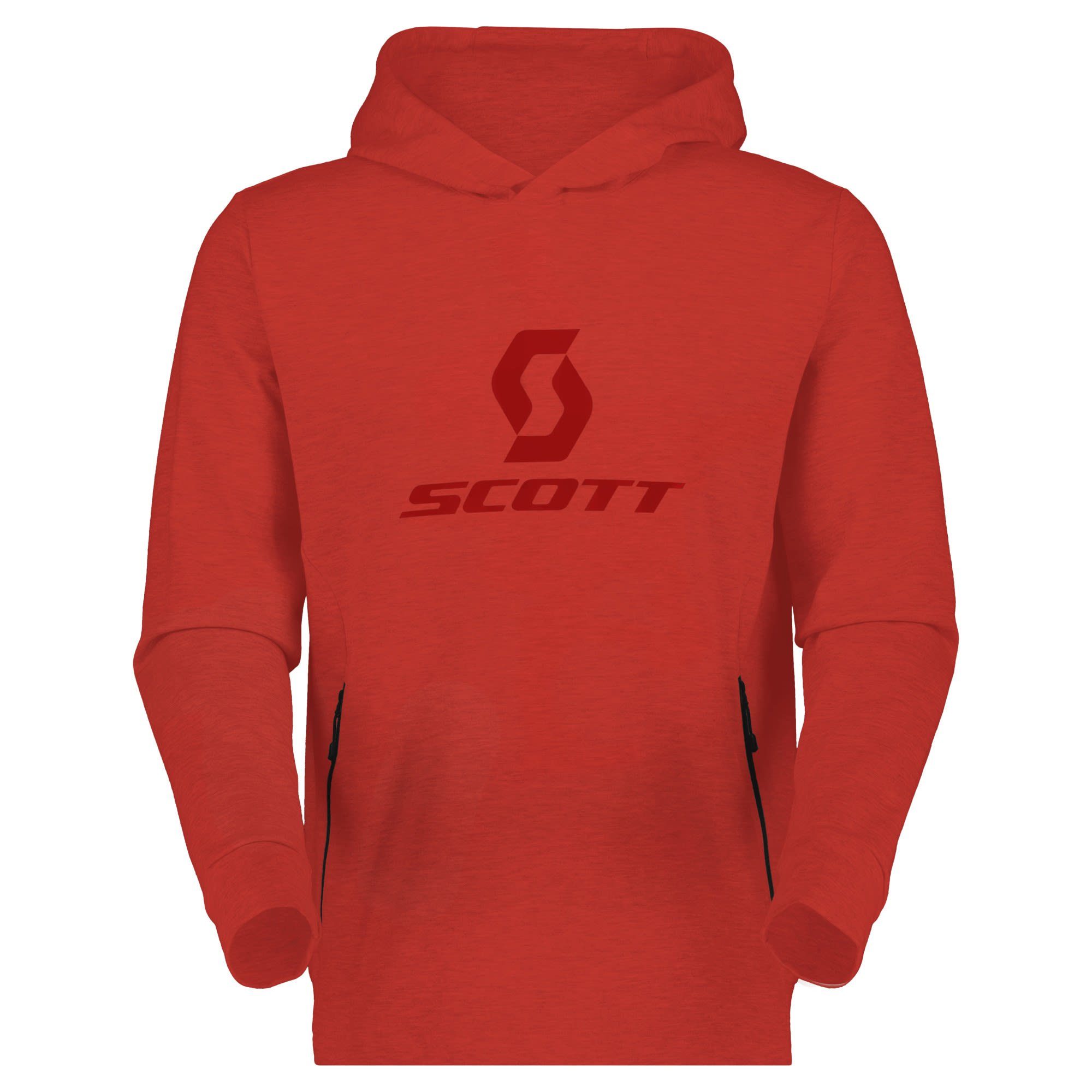 Scott Fleecepullover Scott M Defined Mid Pullover Hoody Herren Sweater Magma Red