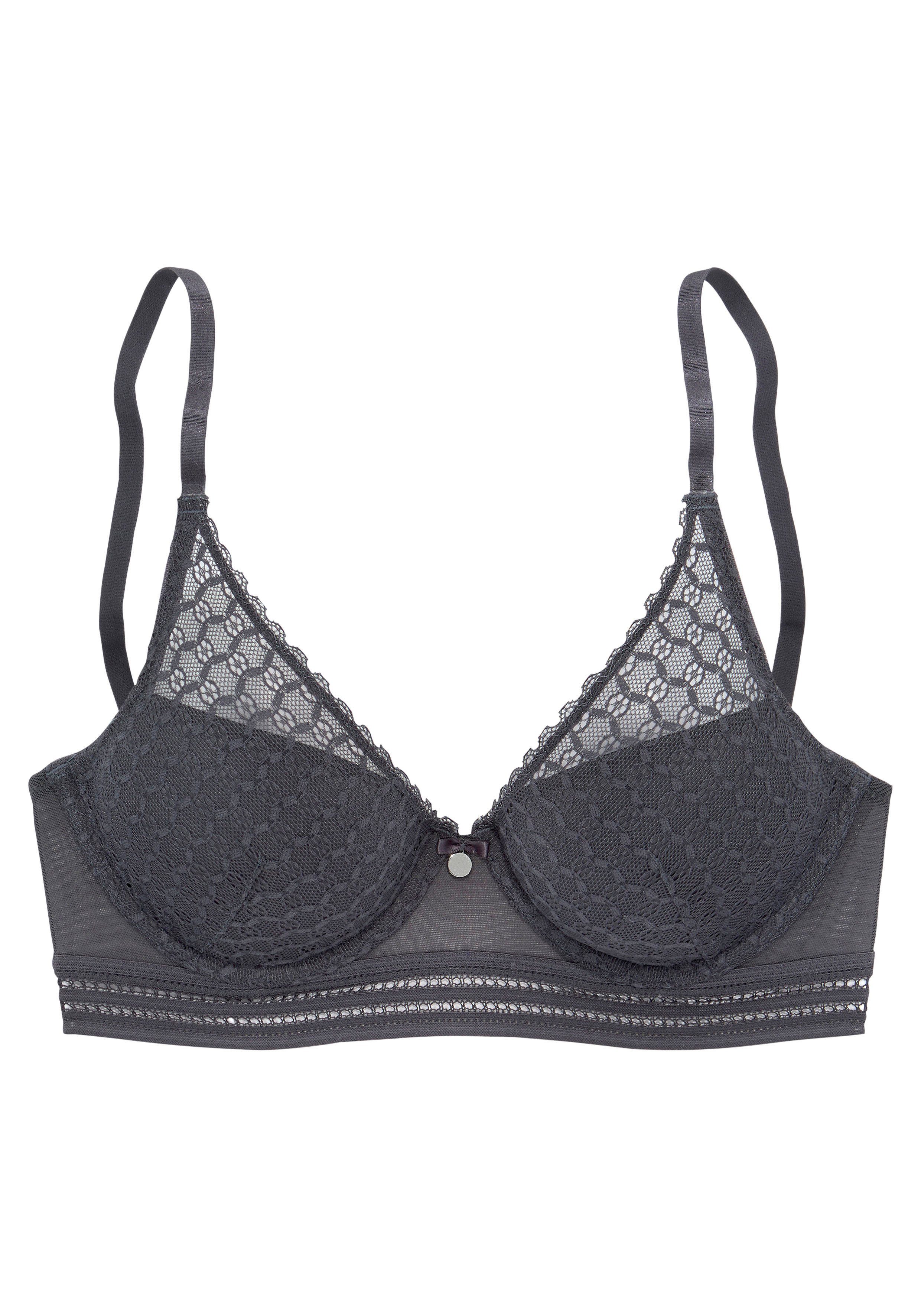 s.Oliver Push-up-BH Estelle mit graphischer Spitze, Dessous