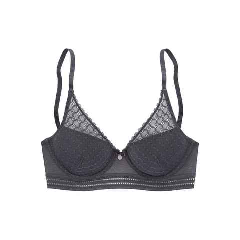 s.Oliver Push-up-BH Estelle mit graphischer Spitze, Dessous