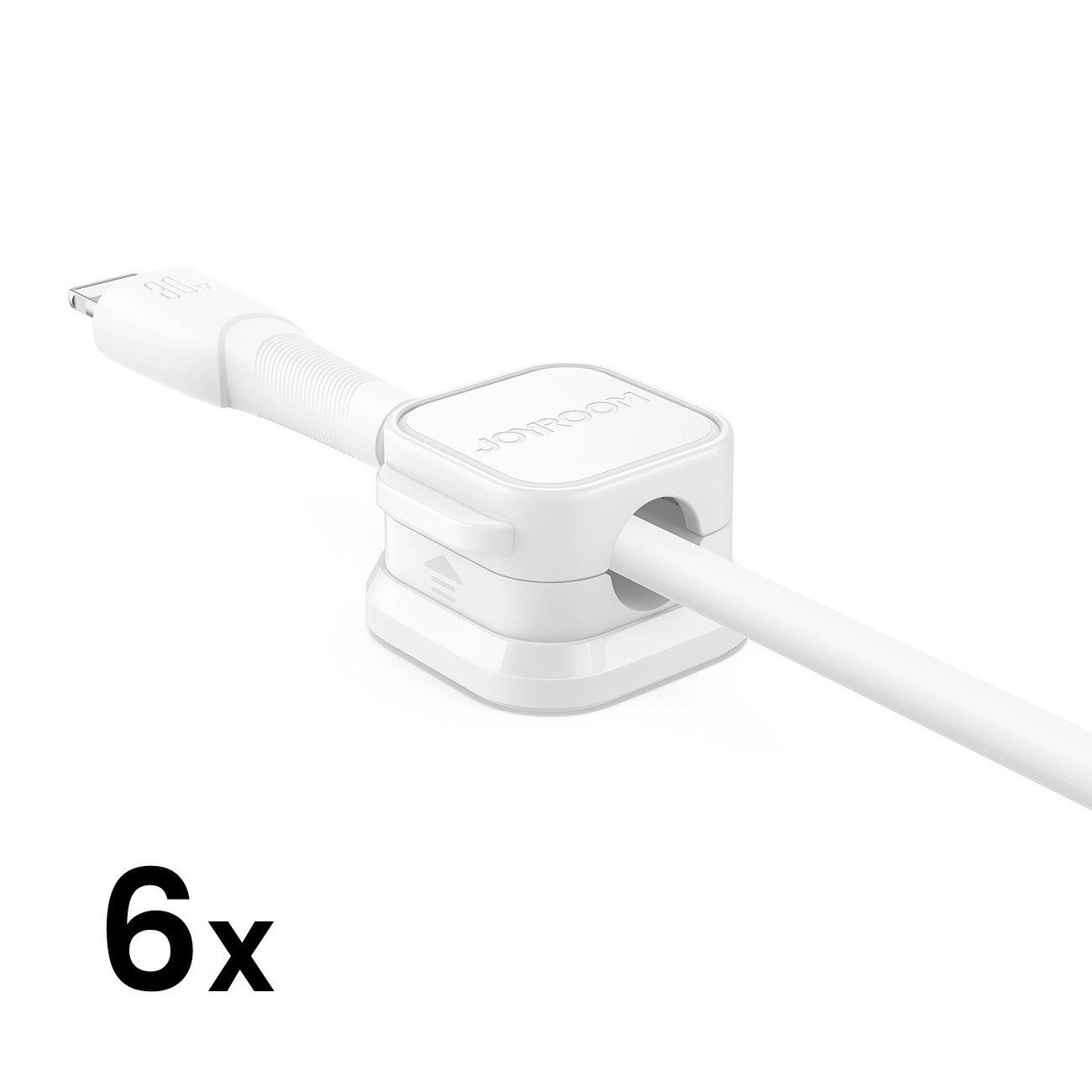 JOYROOM Kabeldurchfuhr Magnetischer Kabel-Organizer - 6 Stück mit 60°-Drehmechanismus