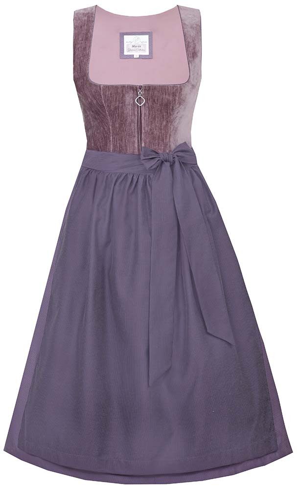 MarJo Dirndl Dirndl Kirchham 65cm Länge pflaume günstig online kaufen