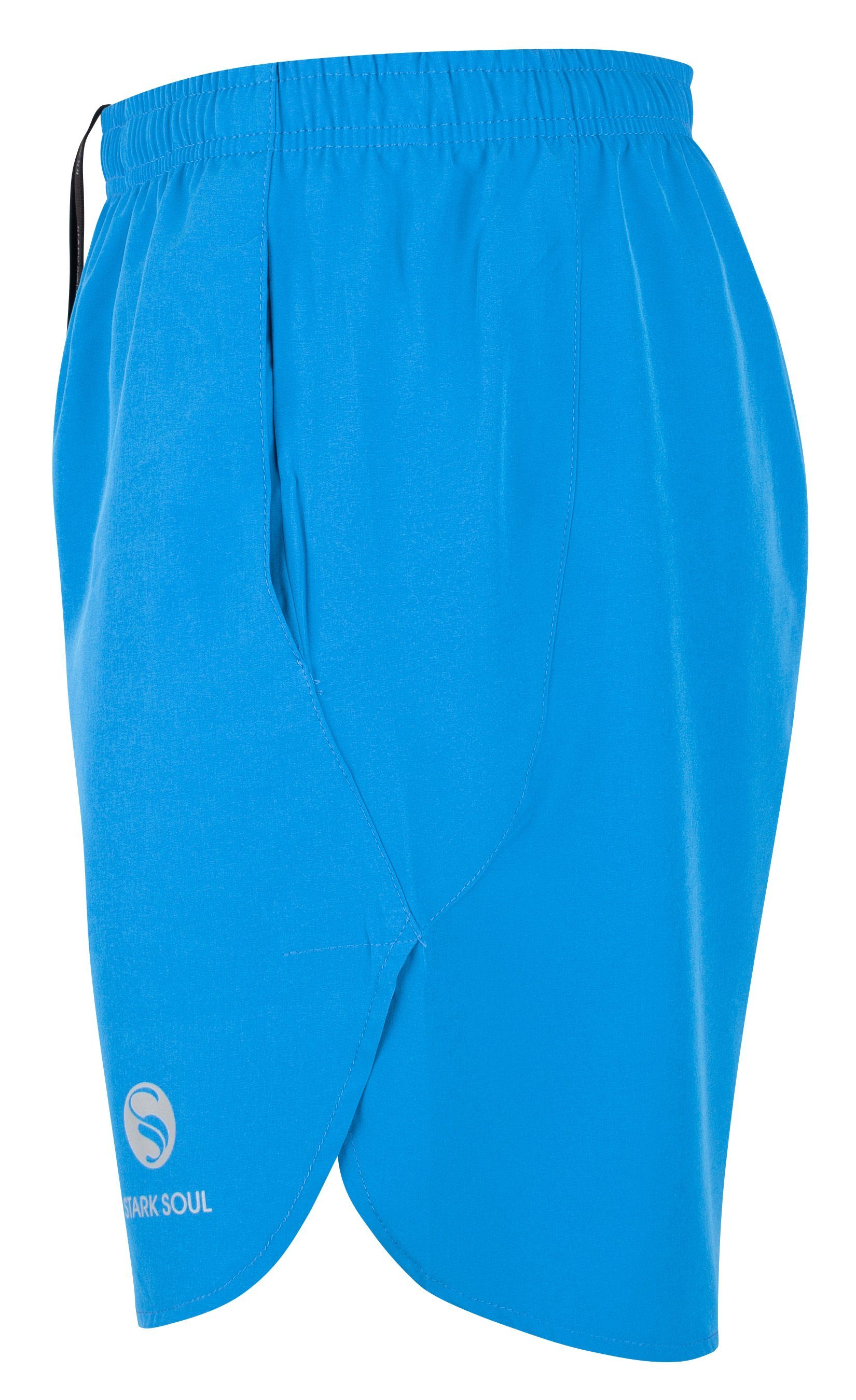 Sporthose Soul® - Funktionshose Dry Schnelltrocknend Stark Material Blau kurze Quick aus