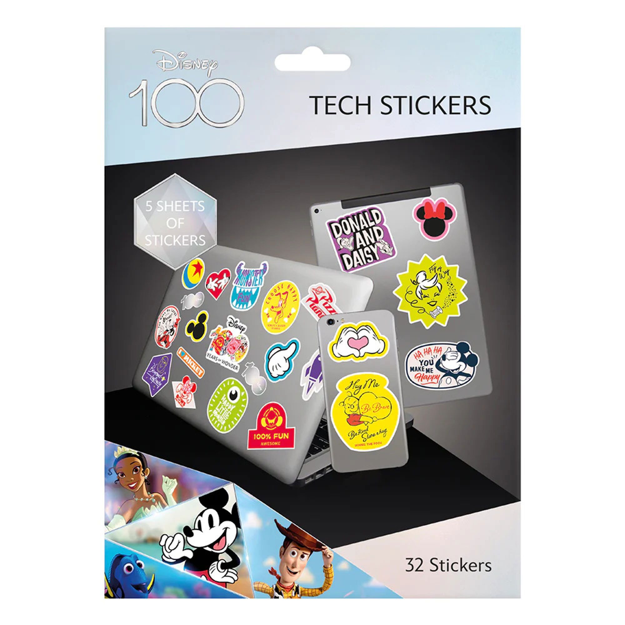 Sticker Disney - Sticker-Sets - 100 Jahre - Happy Faces Technik Sticker