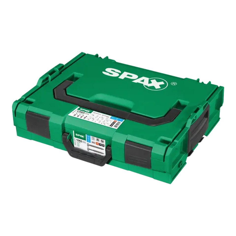SPAX Schrauben-Set SPAX Montagekoffer L-BOXX, Edelstahl A2 T-STAR plus