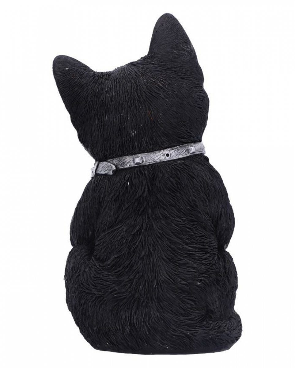 Horror-Shop Dekofigur Freche Cattitude Katze zeigt Mittelfinger als Goth – Bild 3 von 5