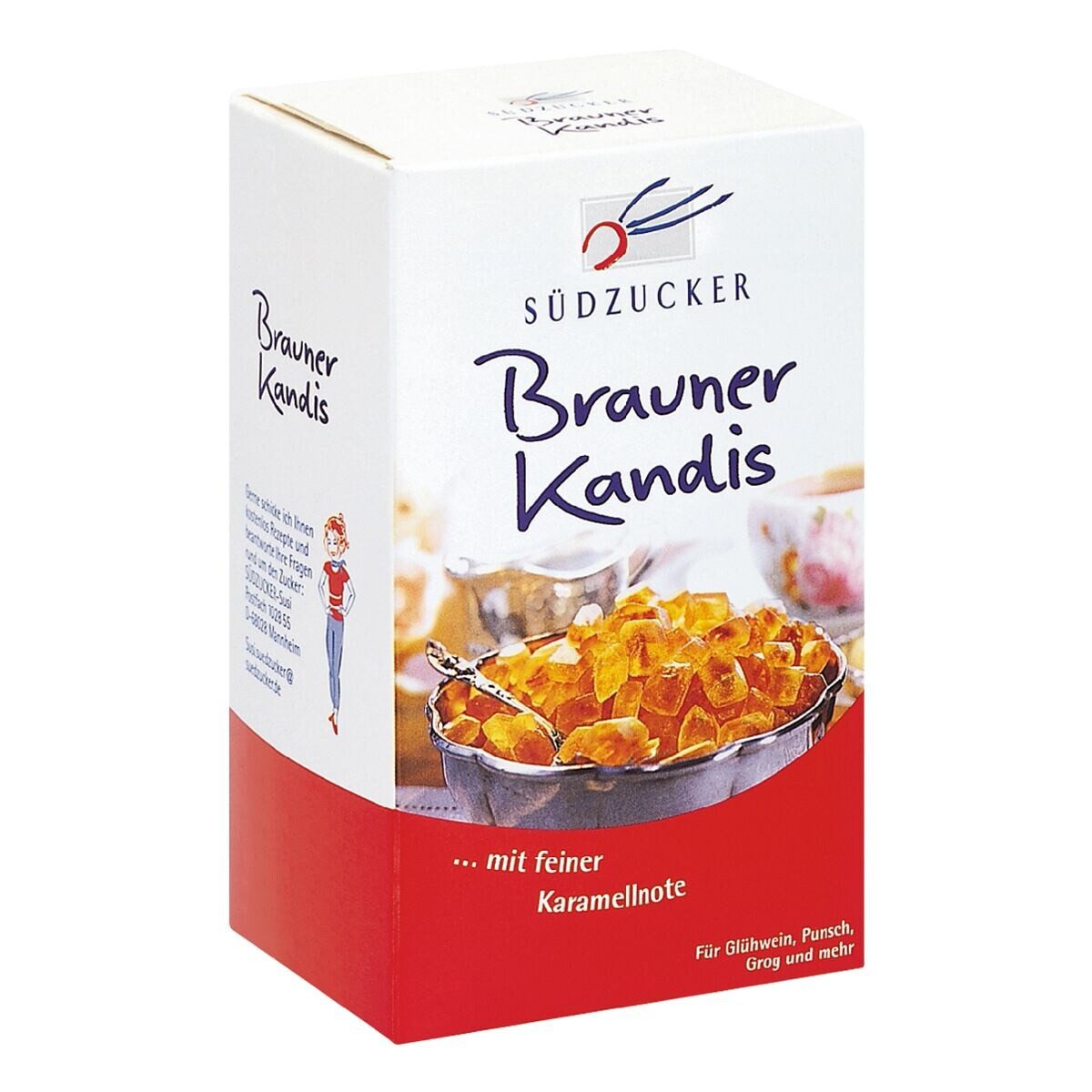 SUEDZUCKER Zucker Brauner Kandis, 500 g