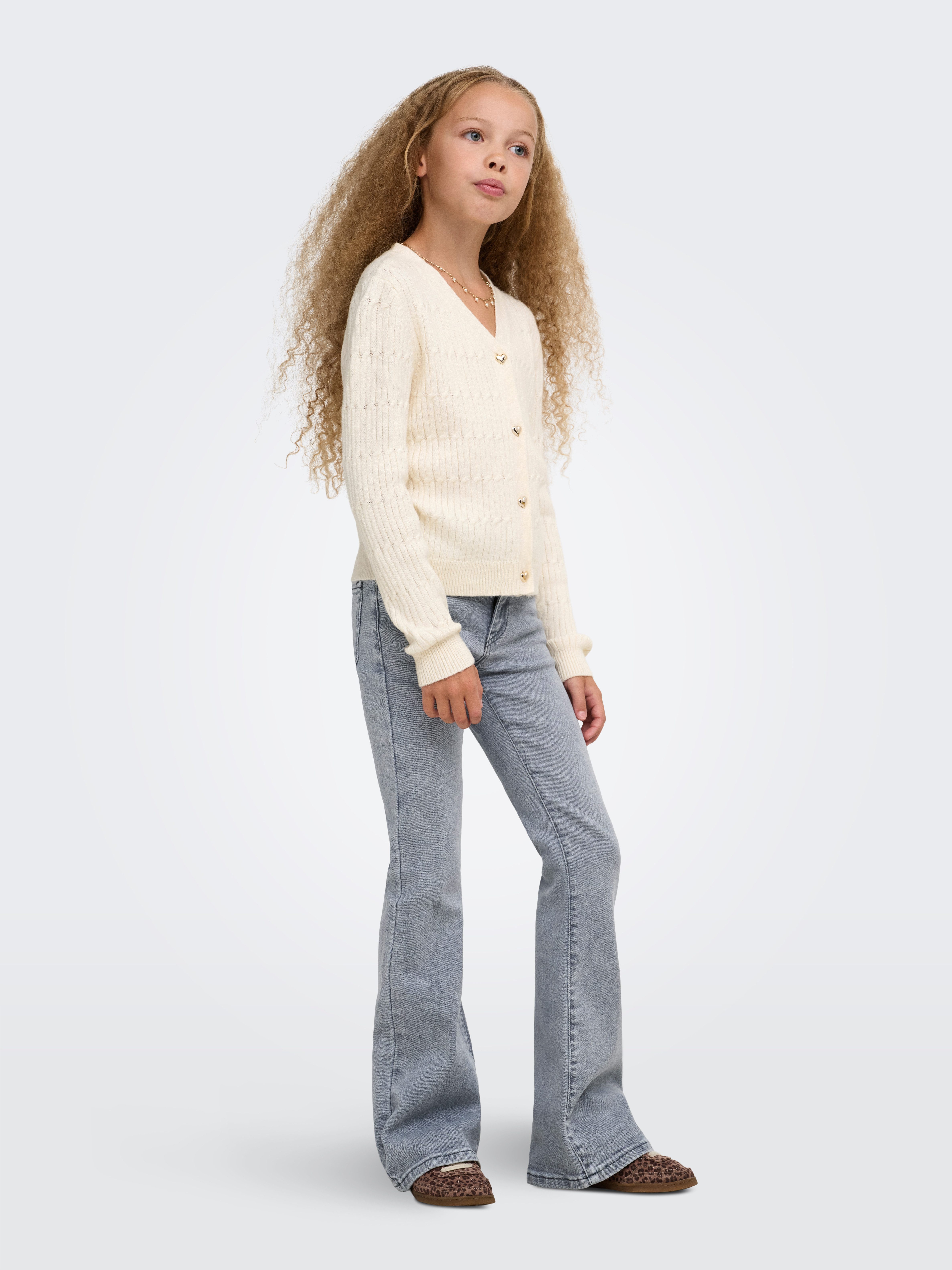 KIDS ONLY Bootcut-Jeans KOGJUICY REG FLARED REA708 DNM NOOS Baumwollmischung, ausgestellt – Bild 2 von 5