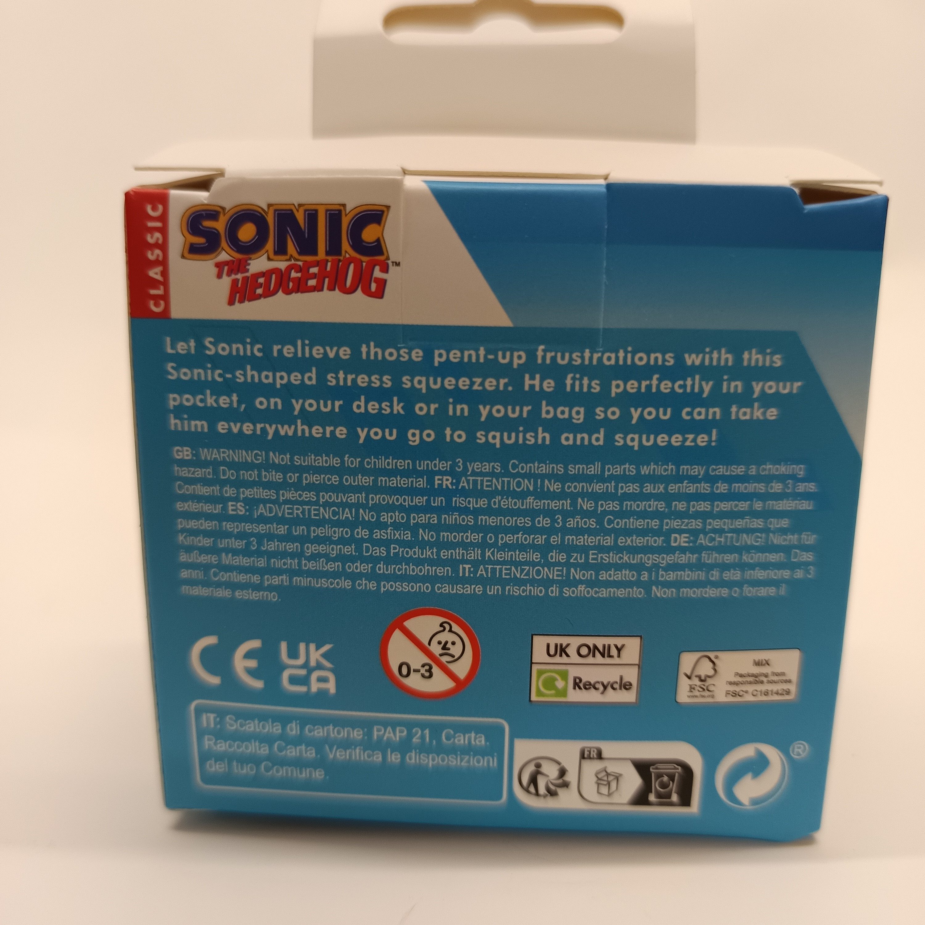 Fizz creations Spielball Sonic The Hedgehog Stressball