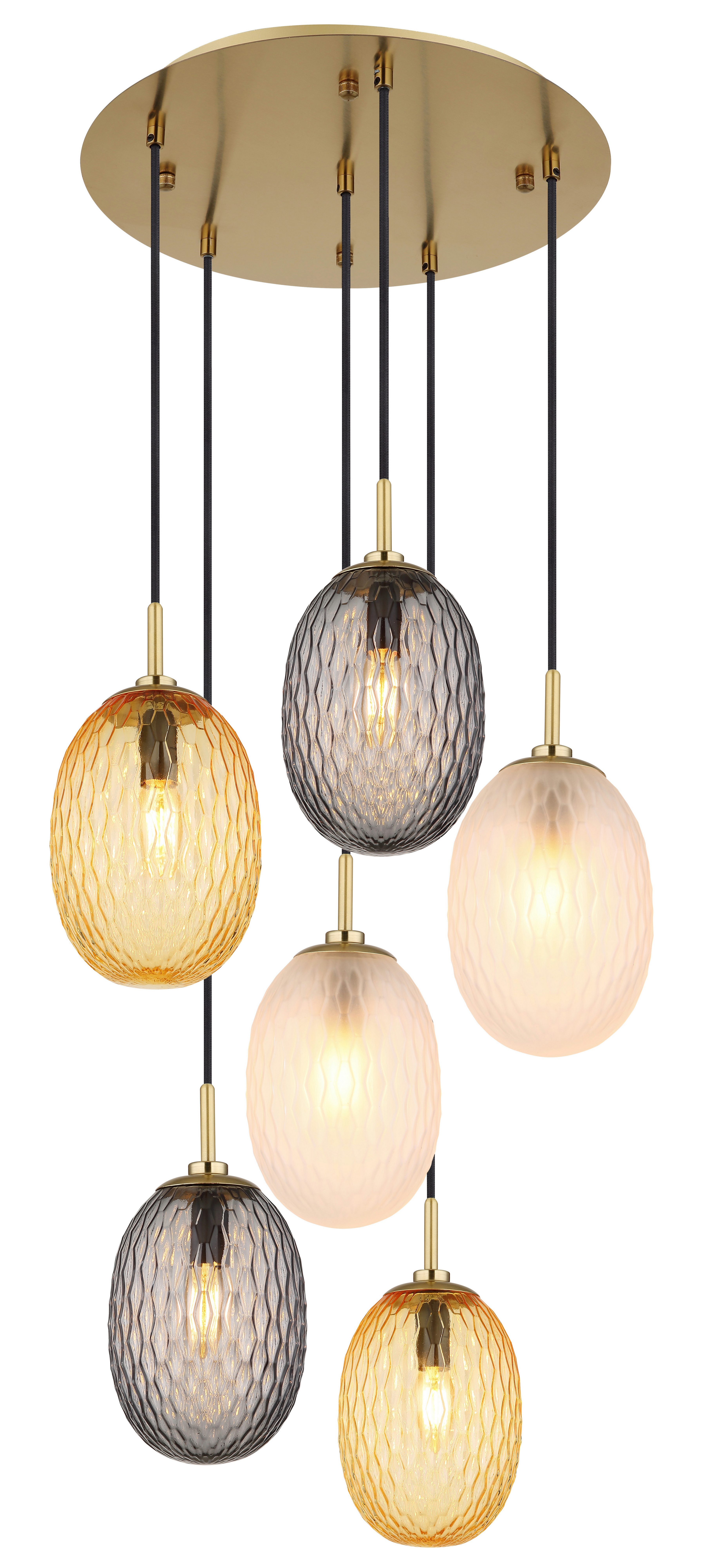 GLOBO LIGHTING Hängeleuchte DEVIN, ohne Leuchtmittel, Hängelampe/Pendelleuchte/Esszimmer/Wohnzimmer/Esstisch. Reduzierter Preis € 191,68. Unverbindliche Preisempfehlung € 369,99