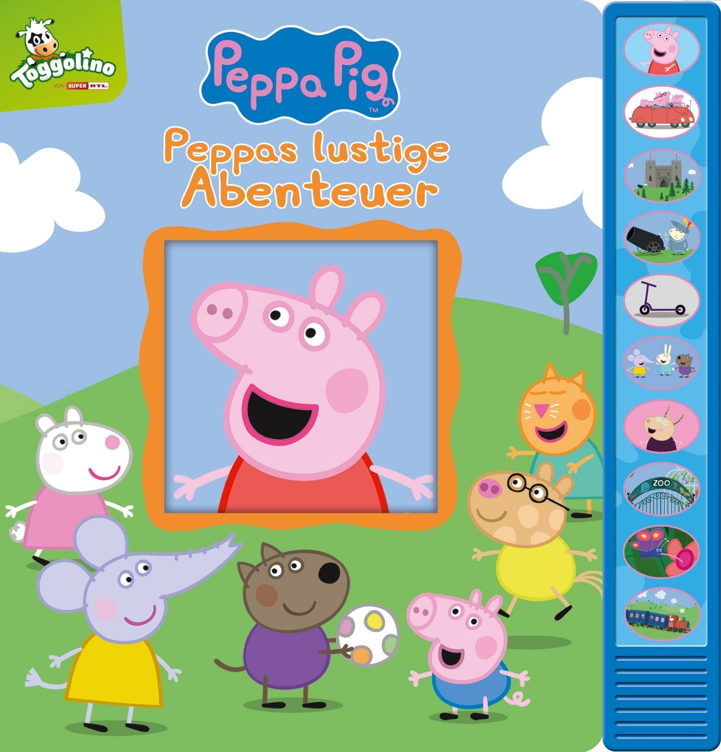 Peppa Pig - Peppas lustige Abenteuer - Vorlese-Pappbilderbuch mit 10 f / diverse