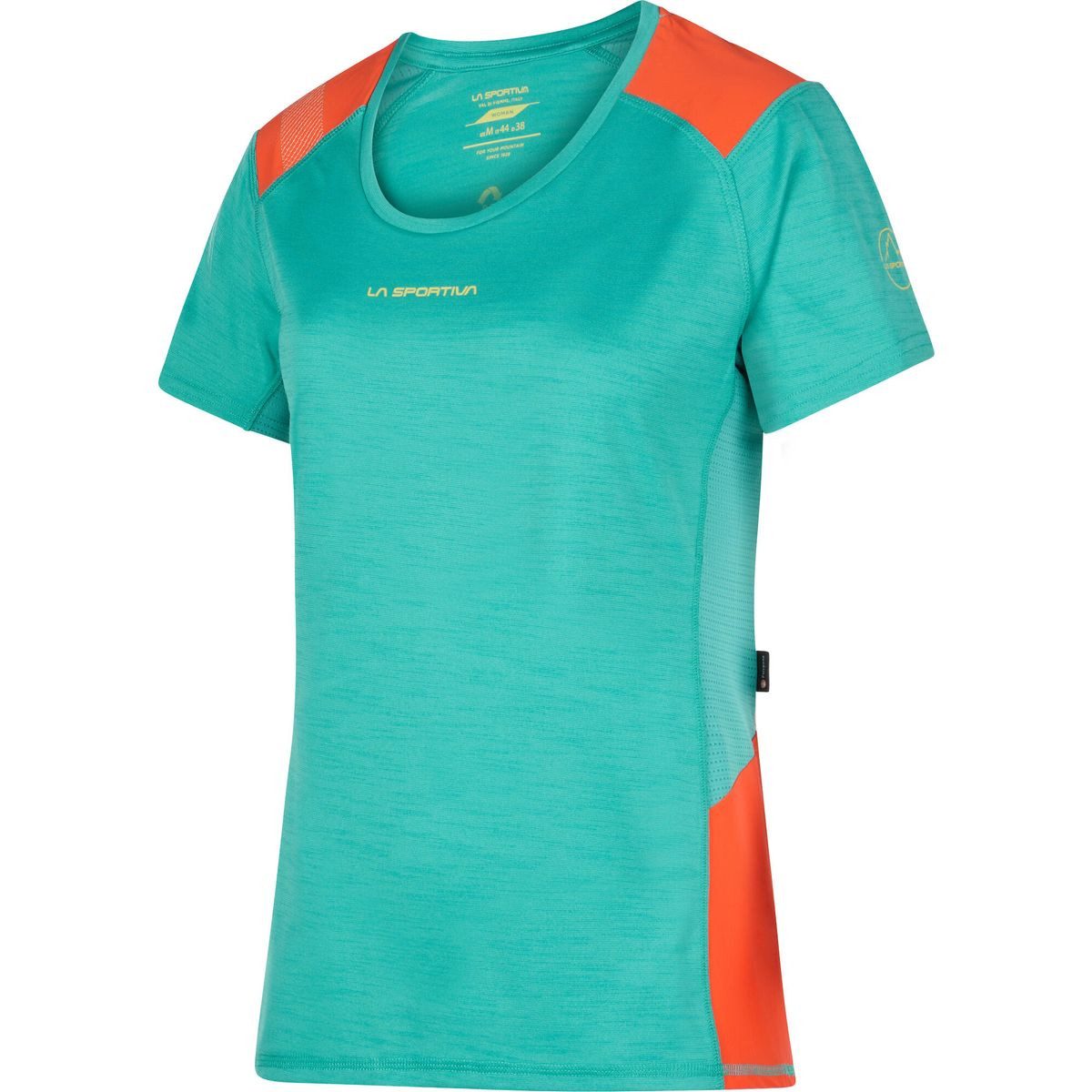 La Sportiva Kurzarmshirt Compass T-shirt Women Compass ist ein technisches T-Shirt, das für mehrtägige Wanderungen