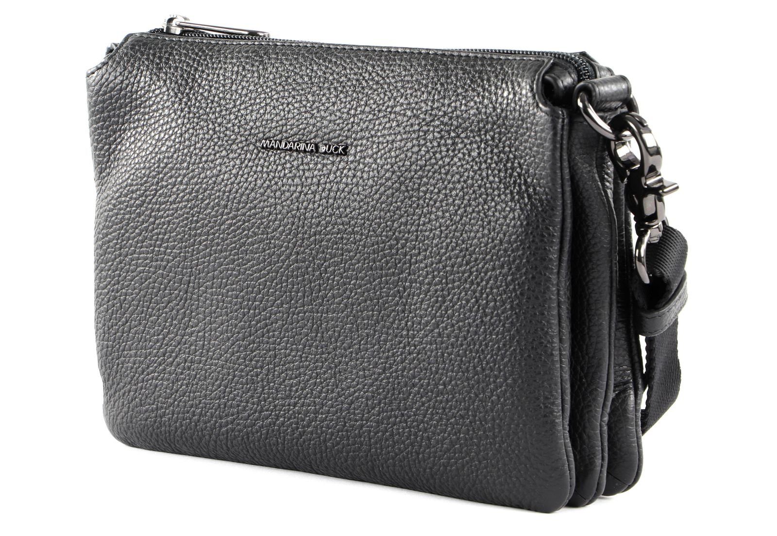 Mandarina Duck Umhängetasche Crossbody Bag, aus echtem Rindsleder