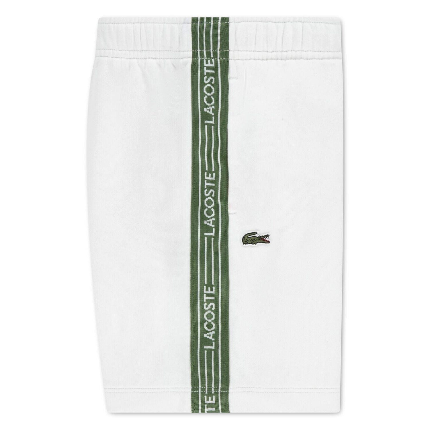 Shorts Lacoste Kinder Shorts mit Logo-Seitenstreifen in Weiß