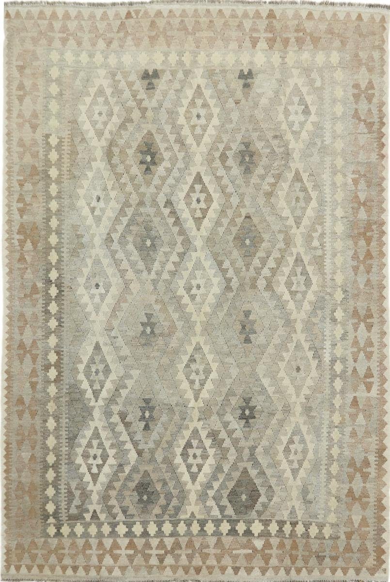 Orientteppich Kelim Afghan Heritaje 201x294 Handgewebter Orientteppich, Nain Trading, rechteckig, Höhe: 3 mm