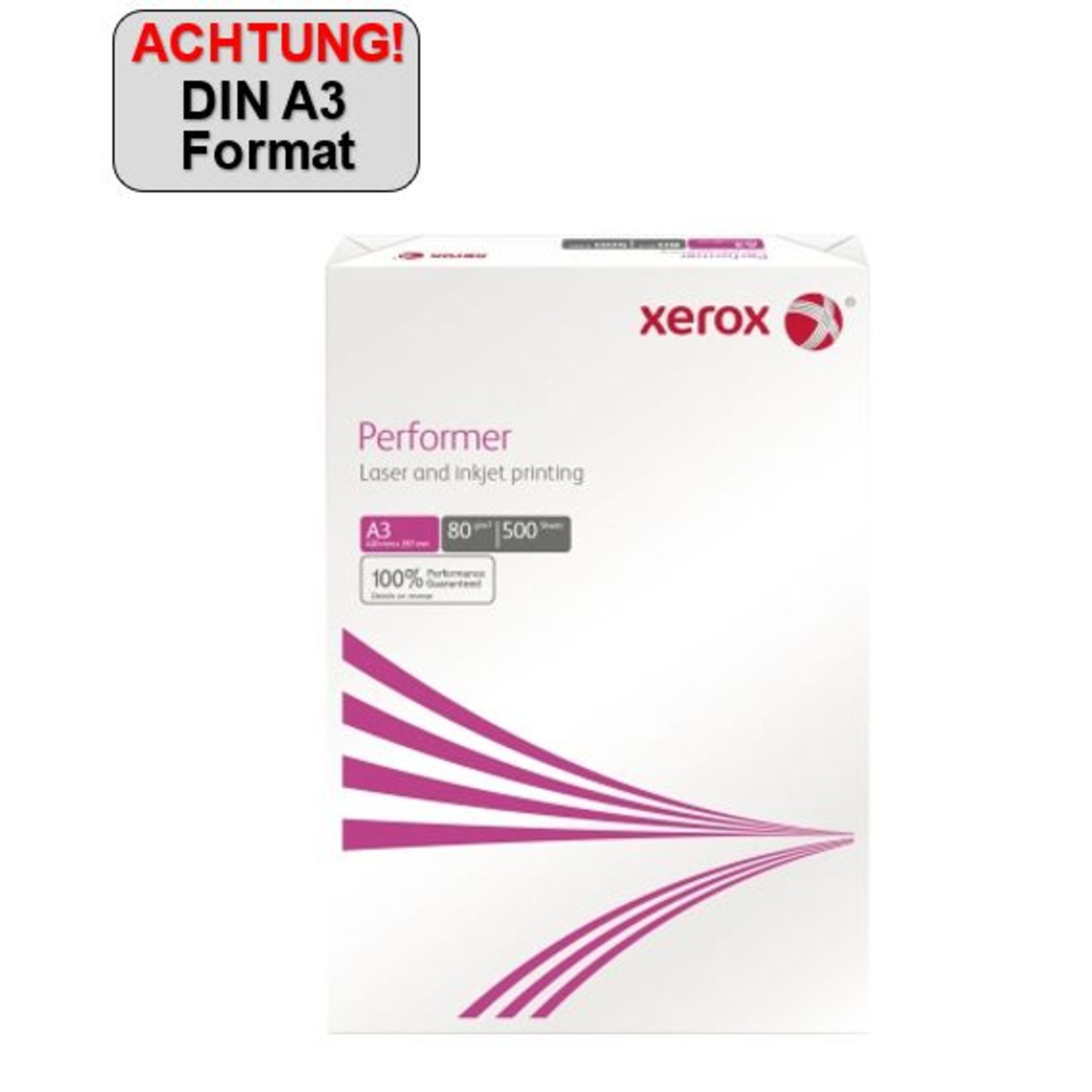 Xerox Копировальная бумага Копировальная бумага Xerox Performer A3 80g/qm weiß VE=500 Blatt (5 Stück)