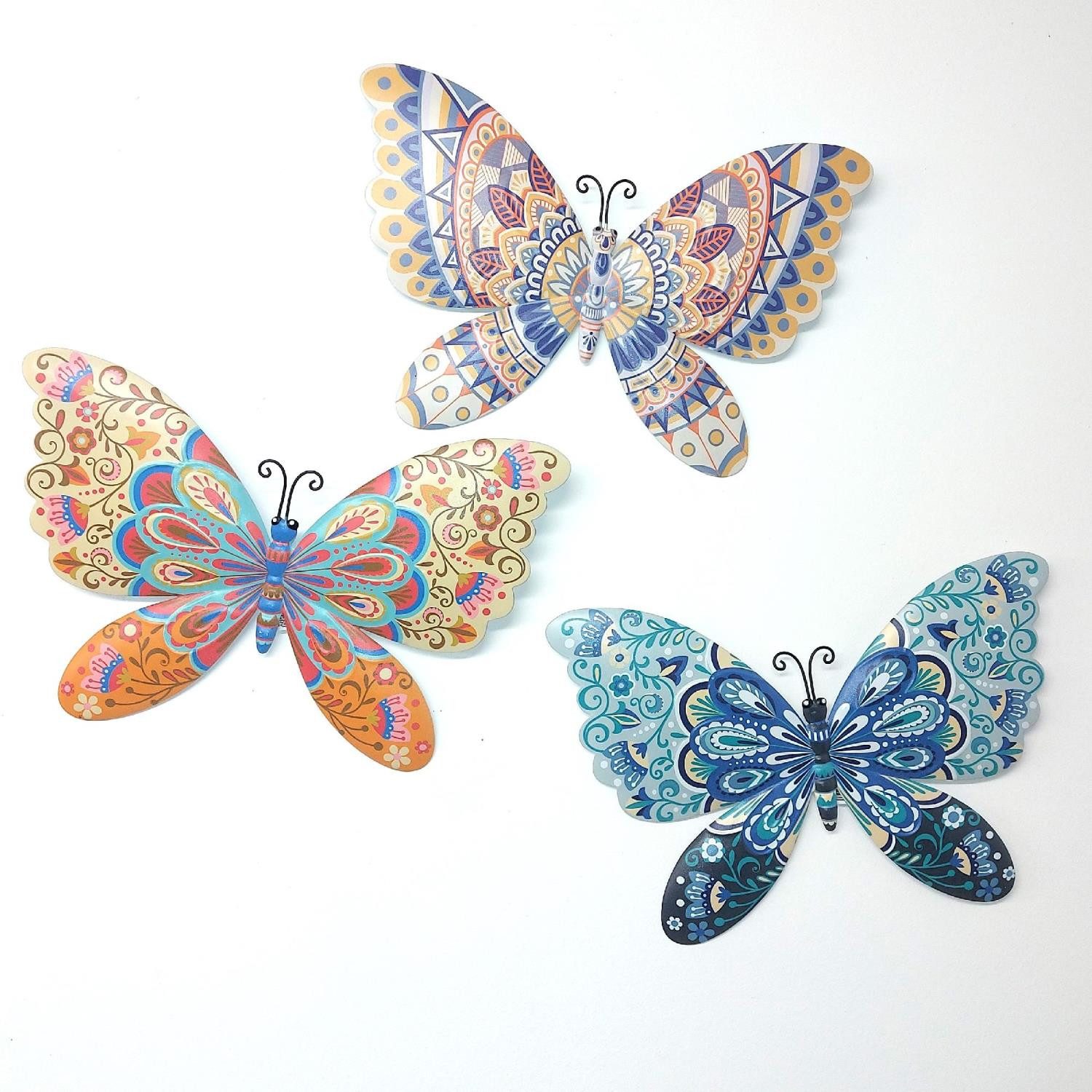 formano Wandbild Sommerzeit, Schmetterling, Höhe: 25cm, Farbe: Mehrfarbig, Motiv: Schmetterling