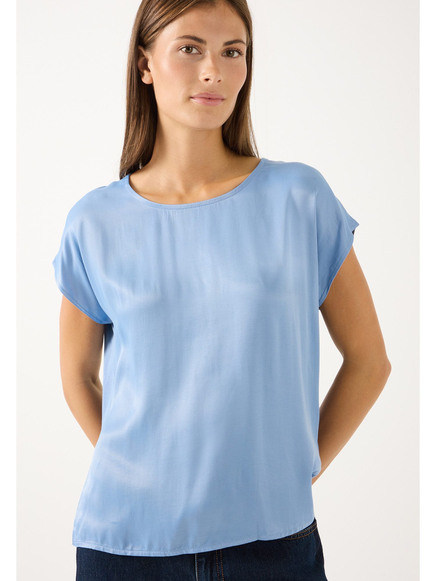 MORE&MORE Blusenshirt vielseitig kombinierbares Blusenshirt
