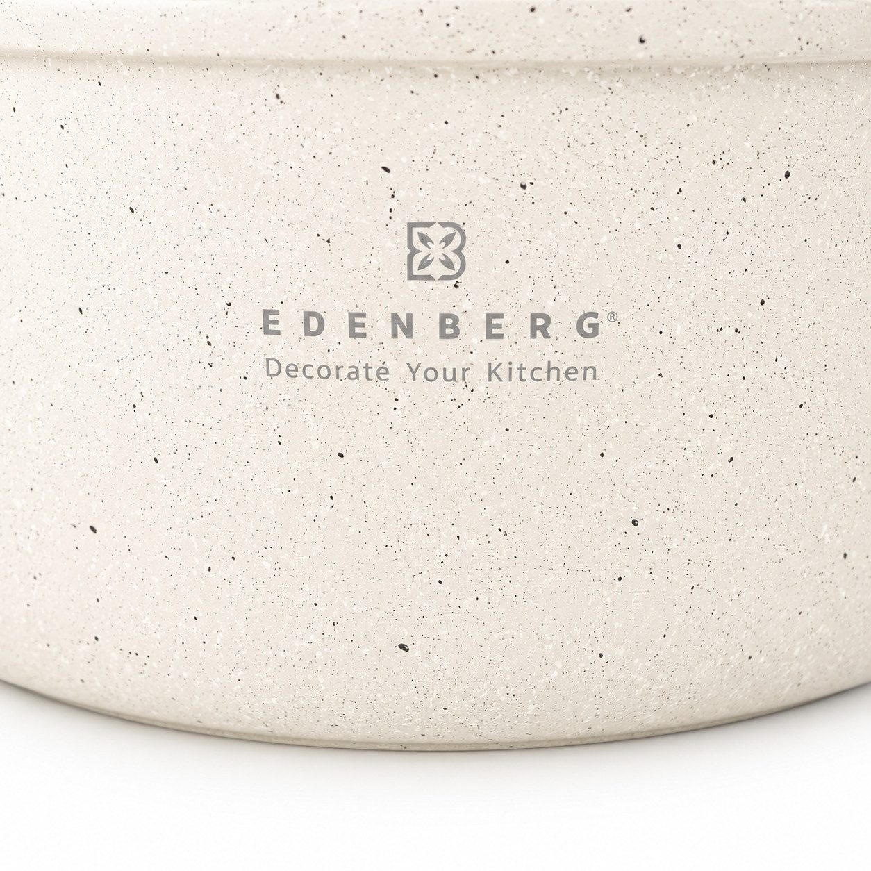 Edenberg Topf-Set Hochwertige beige Kochtöpfe mit langlebiger Steinbeschichtung, Keramik, Aluminium, Edelstahl, Aluminiumguss (2-tlg) – Bild 5 von 5