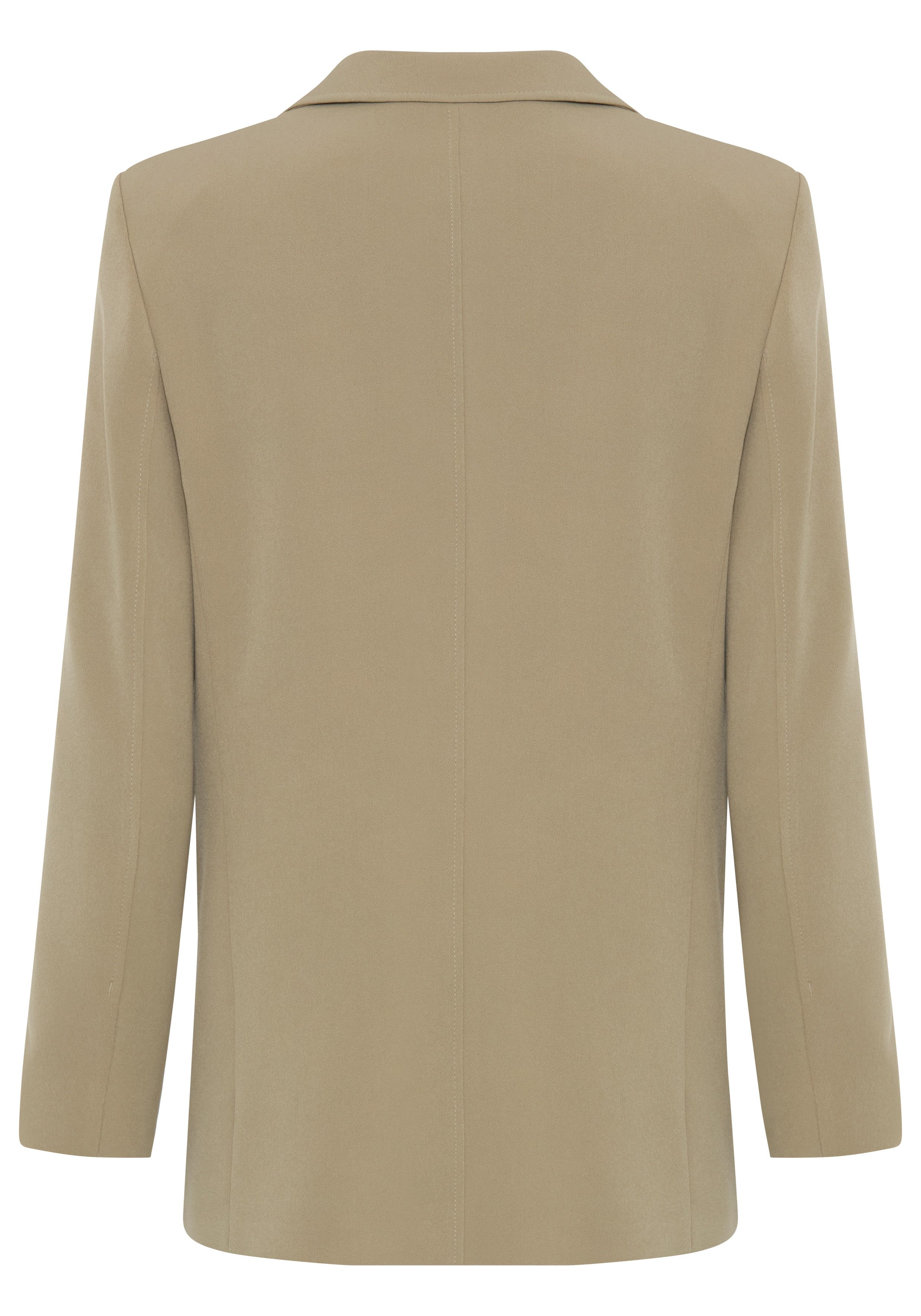 BOSS ORANGE Kurzblazer Jabla Premium Damenmode aus knitterarmem Krepp