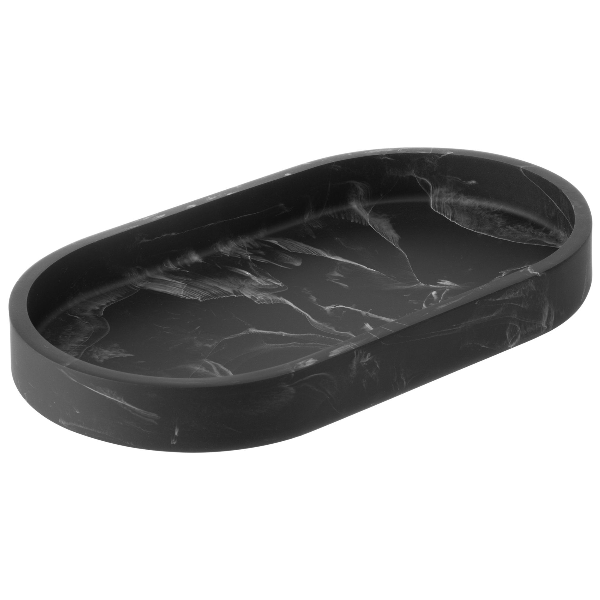 Navaris Organizer Tablett für Schmuck und Make-Up Marmoroptik - 22,5 x 17,5 x 2,7 cm (1 St)