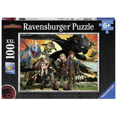 Ravensburger Puzzle »Puzzle, 100 Teile XXL, 49x36 cm, Dragons:«, Puzzleteile