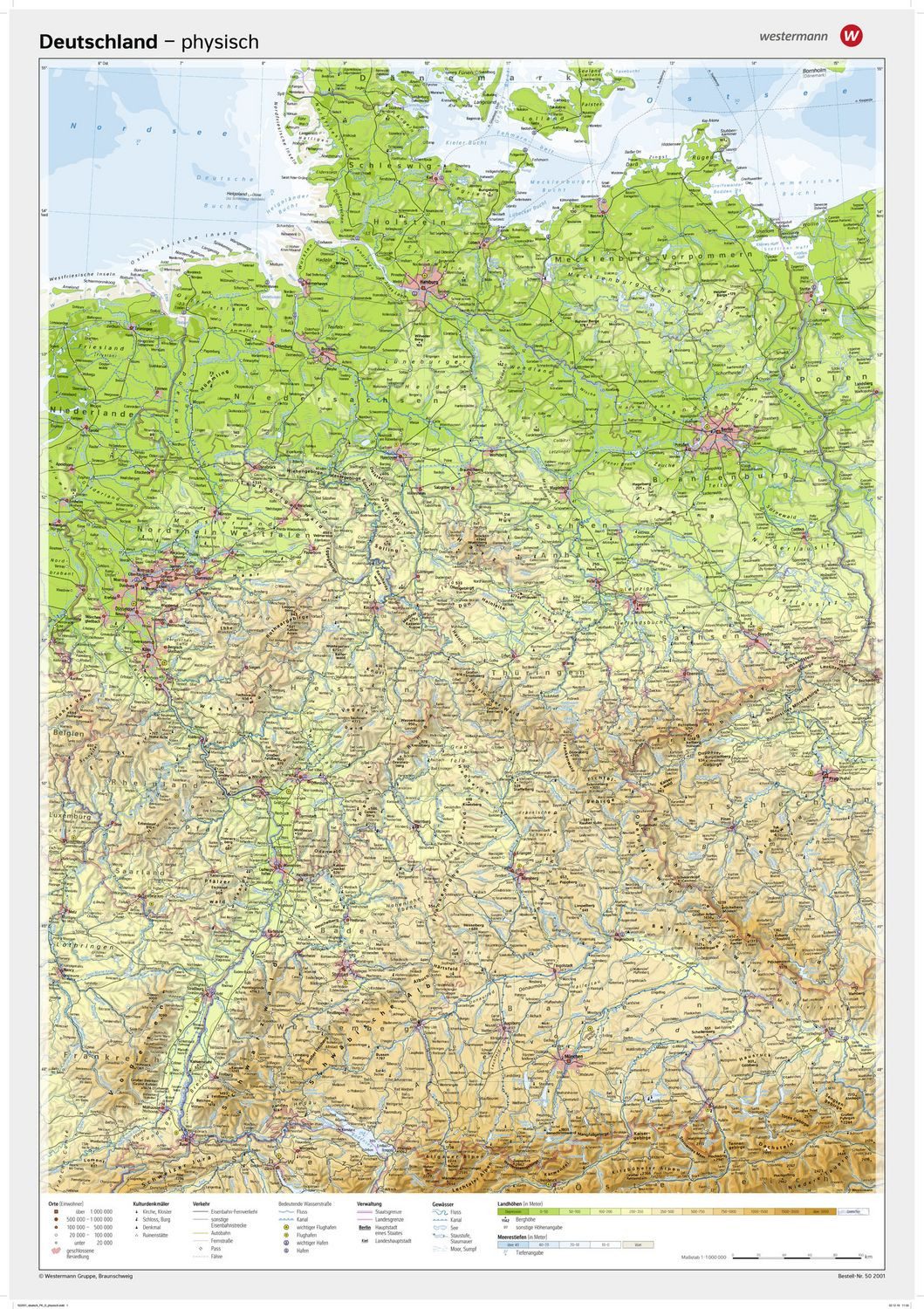 Posterkarten Geographie / diverse