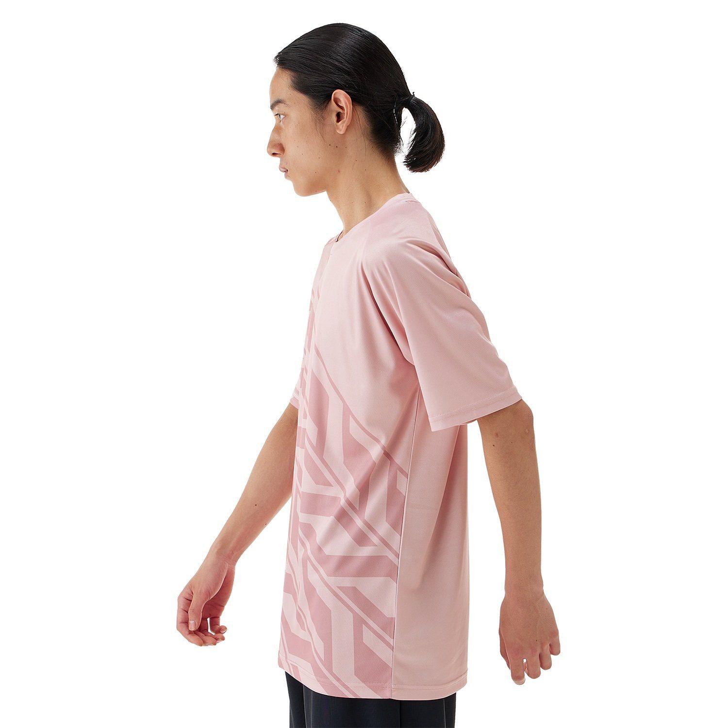 Yonex T-Shirt Practice (100% Polyester) 2025 smoke pink Herren