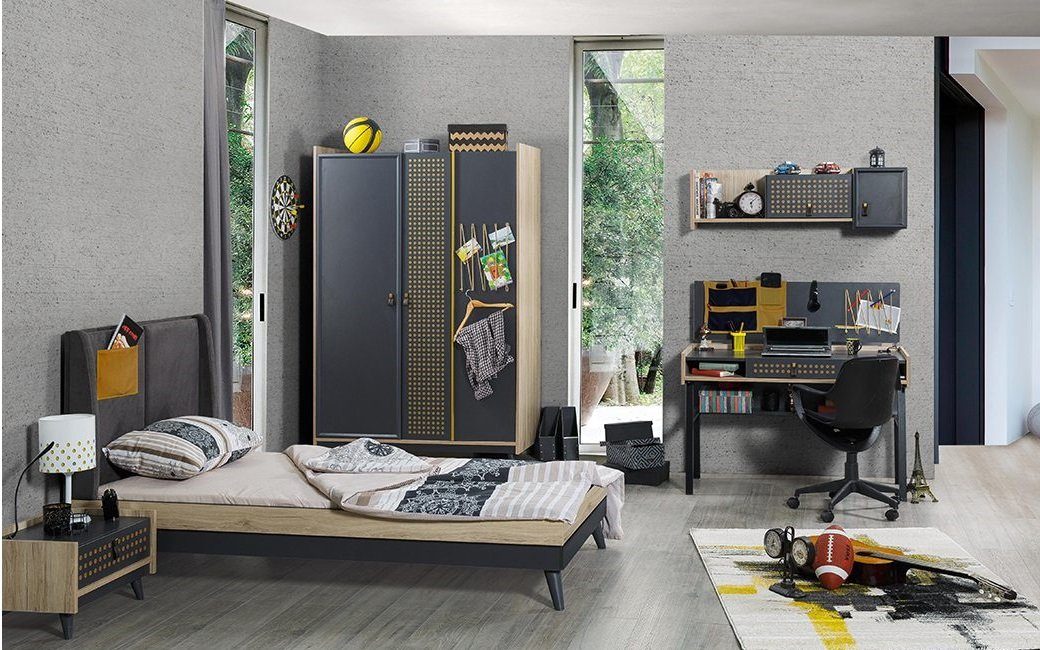 Kapa Мебель Jugendzimmer-Set Dartk Point 4 teilig