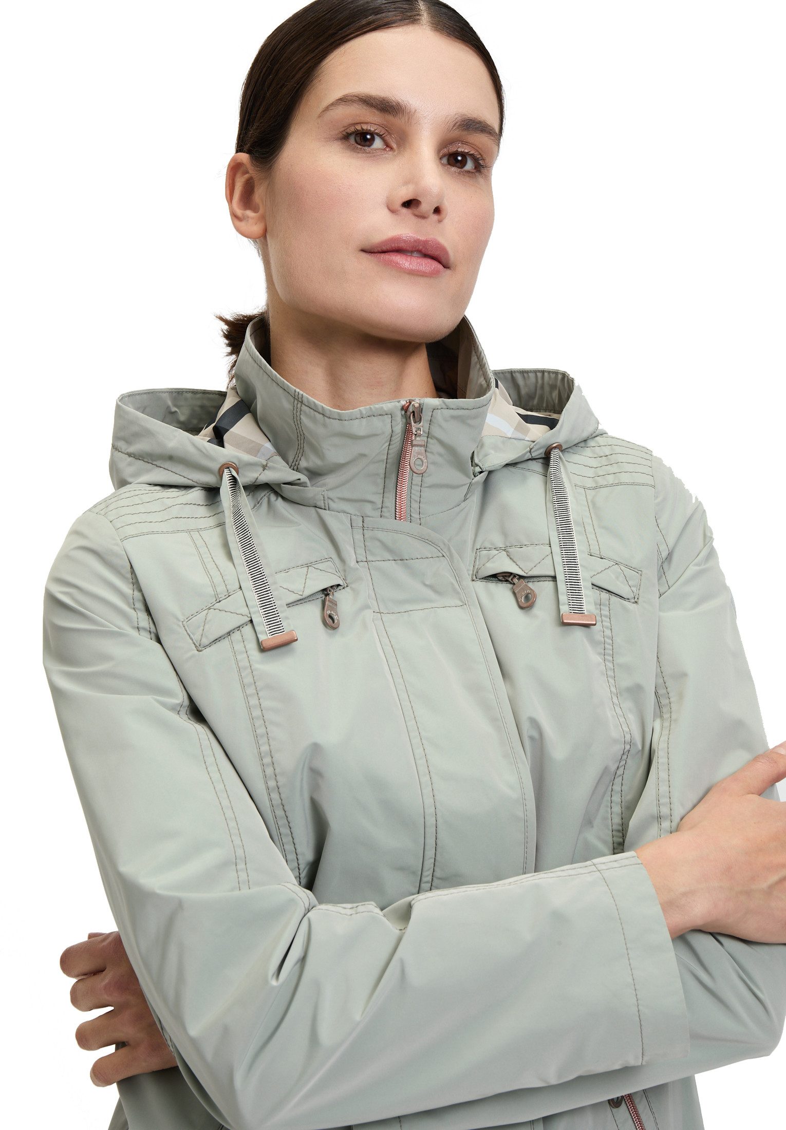 Gil Bret Outdoorjacke mit Kapuze