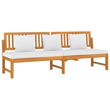 DOTMALL Loungeset Gartenlounge Tagesbett mit Kissen 200x60x75 cm Massivholz Akazie