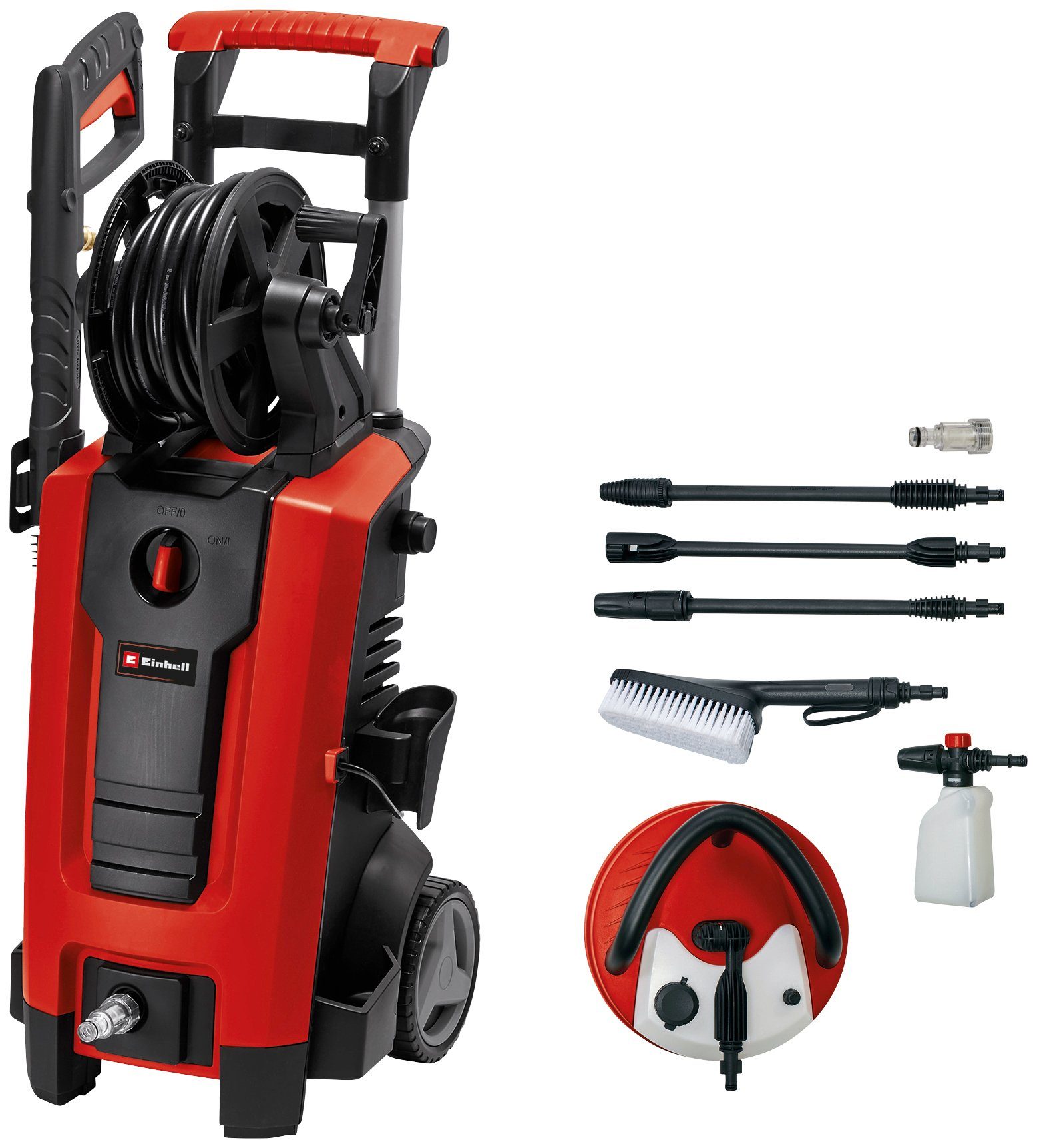 Einhell Hochdruckreiniger TE-HP 170, Druck max: 170 bar, 2300 W, Fördermenge max: 440 l/h, (10 tlg)