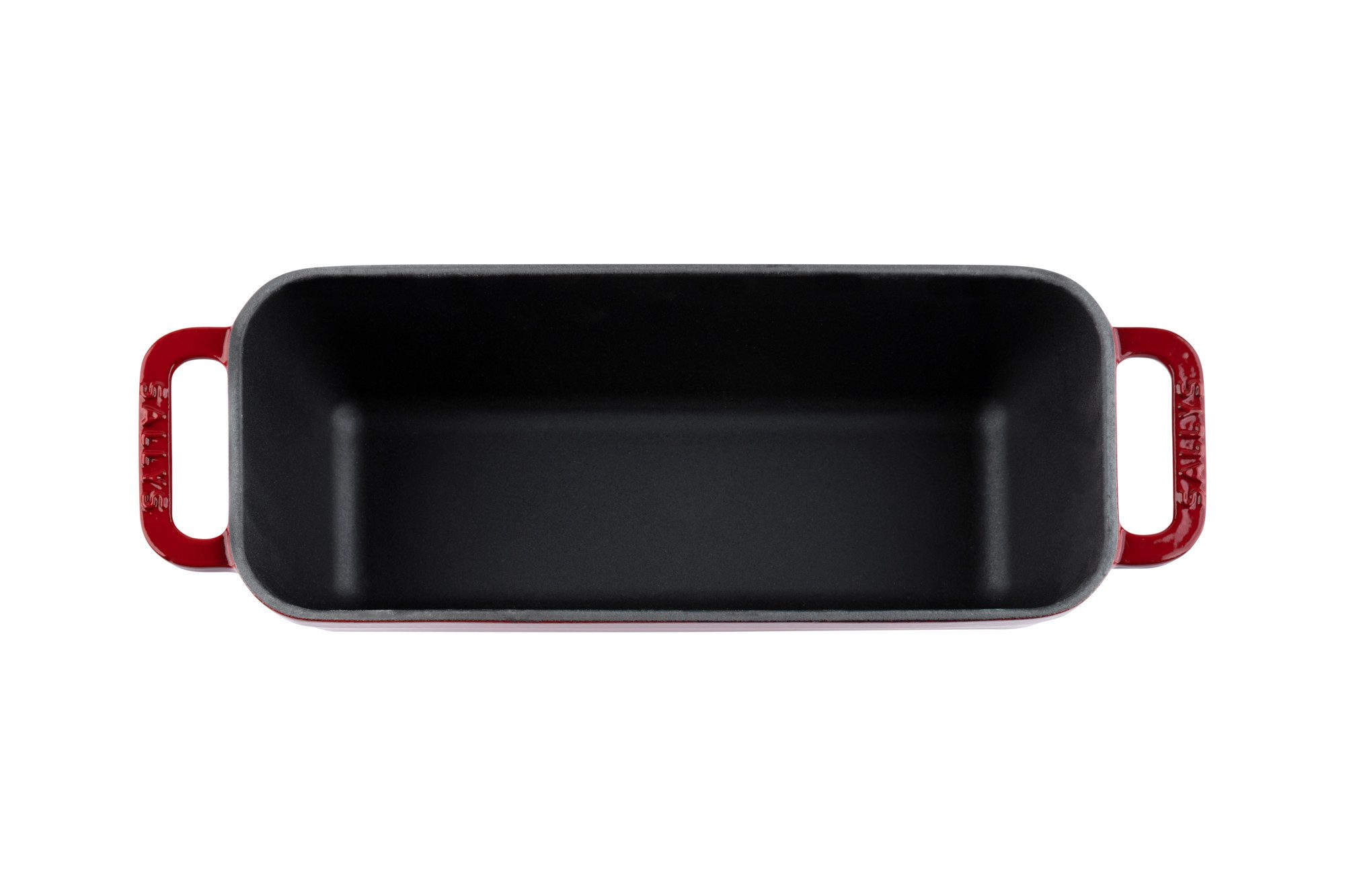 Sallys Brotbackform Hochwertiger Gusseisen-Bräter & Brotbackform Baba – 2,8 l rechteckig, (ideal zum Brotbacken & Braten, flach & gleichmäßig hitzebeständig Grill/Backofen), 38,6×13,6 ×14,5 cm / 2,8 l, Vollgusseisen mit Emaille