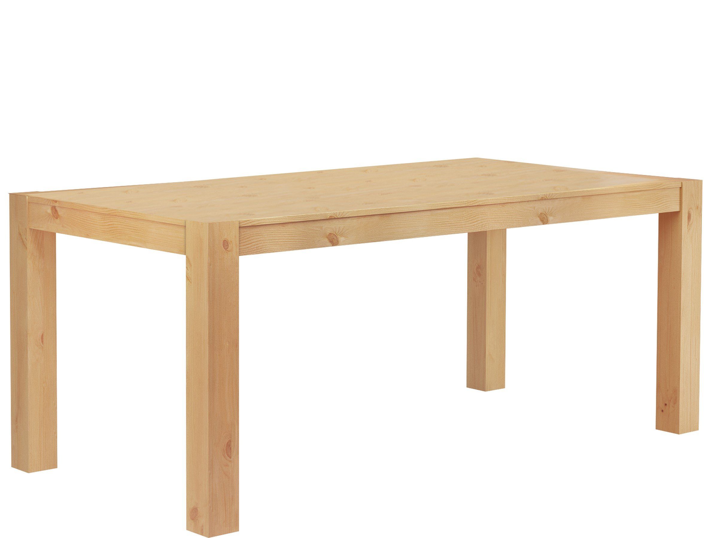 loft24 Esstisch Monique, Tisch aus Kiefer Massivholz im Landhausstil, Breite 180 cm
