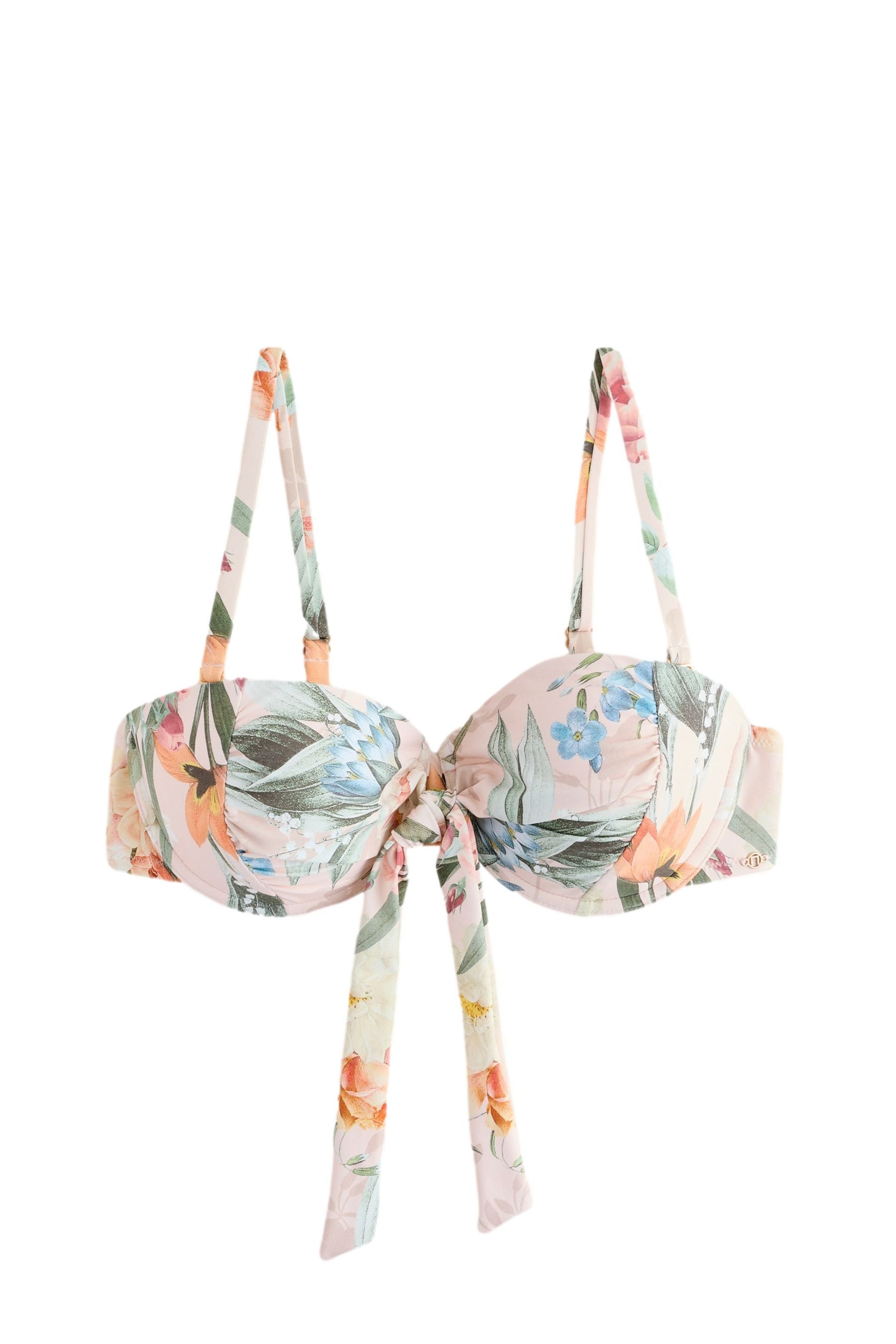 Next Bügel-Bandeau-Bikini-Top Bandeau-Bikinioberteil mit Bügel und Schleife (1-St)