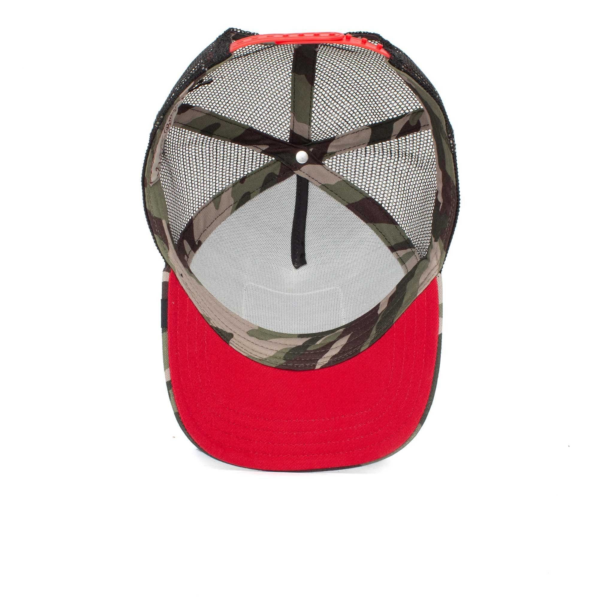 - Kappe, One Baseball Cap The Bros. GOORIN Frontpatch, Rooster Unisex Size Trucker Cap