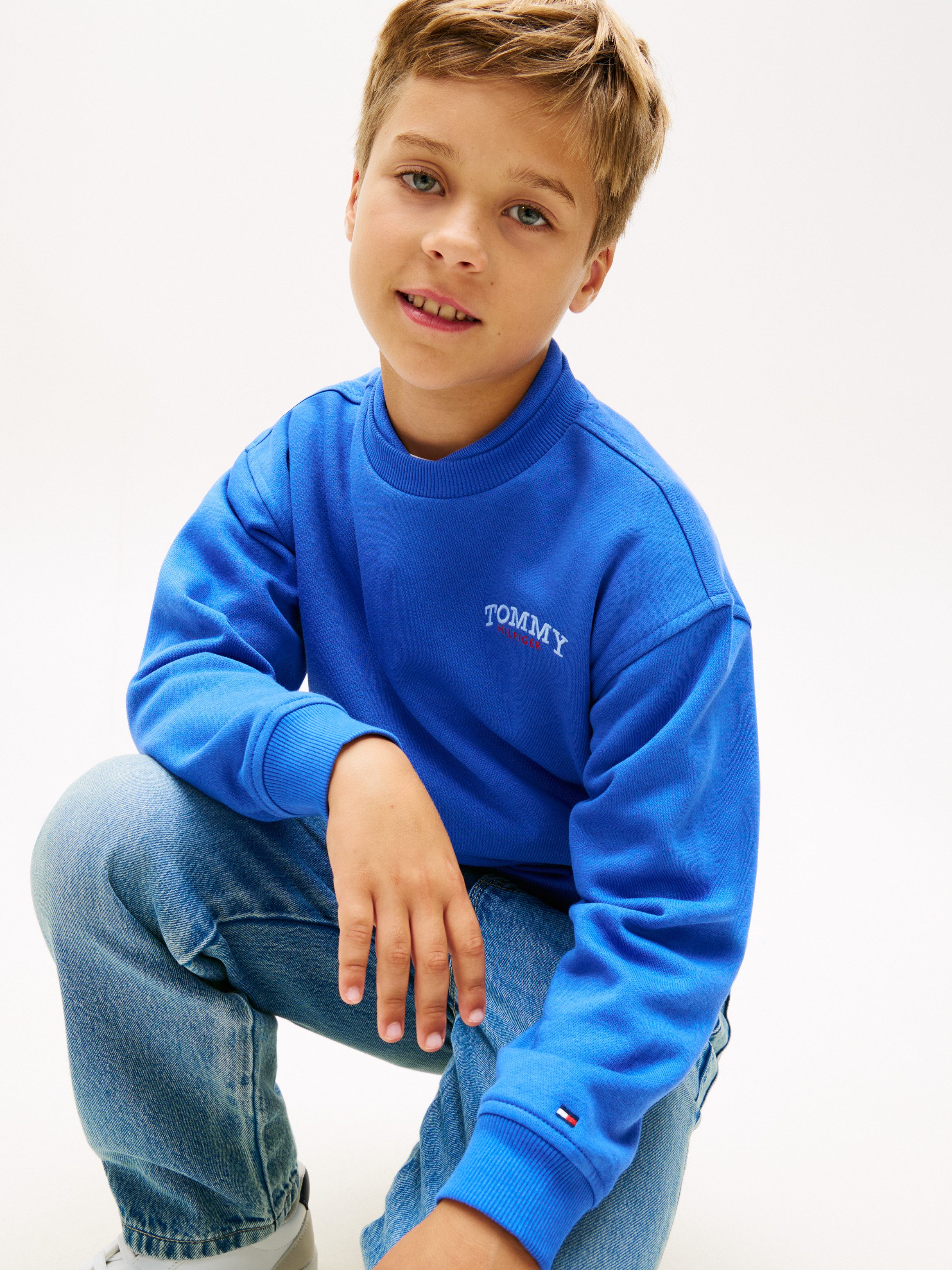 Tommy Hilfiger Sweatshirt MONOTYPE GRAPHIC SWEATSHIRT Kinder bis 16 Jahre, Druck – Bild 2 von 5
