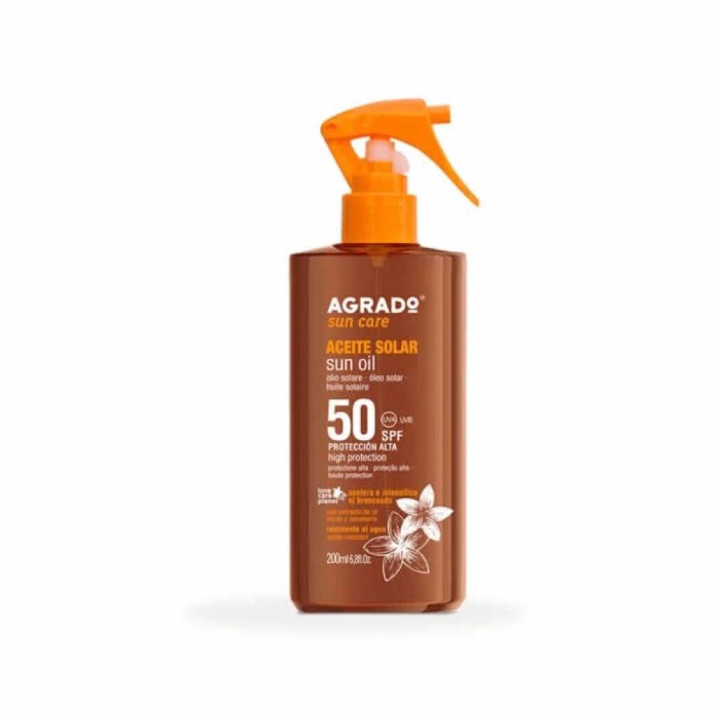 Agrado Selbstbräunungscreme Sonnenöl Spf50