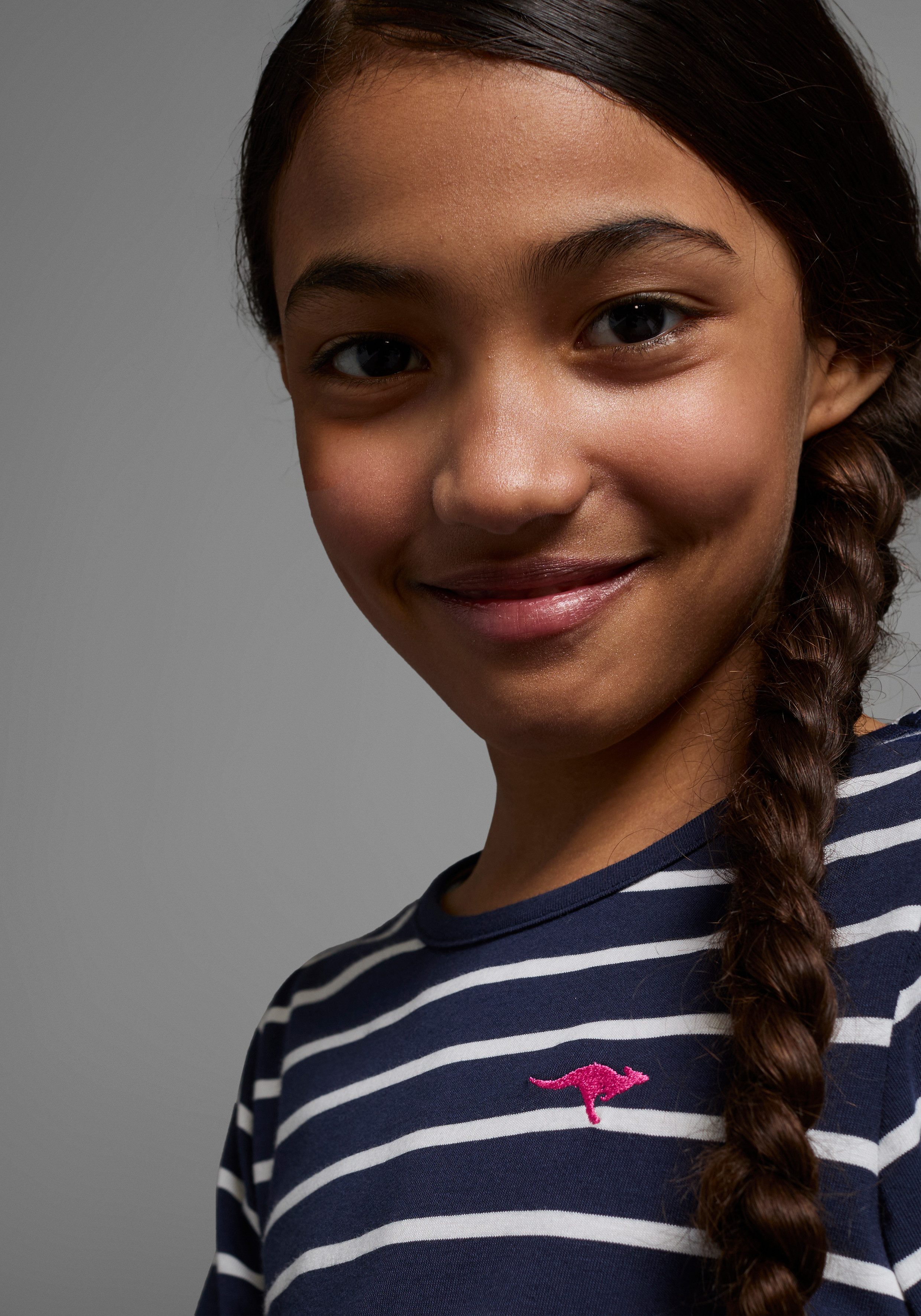 KangaROOS Jerseykleid Kleid mit Glitzergürtel festliche Anlässe, kniefrei, modischer Stil, aus Stretchqualität