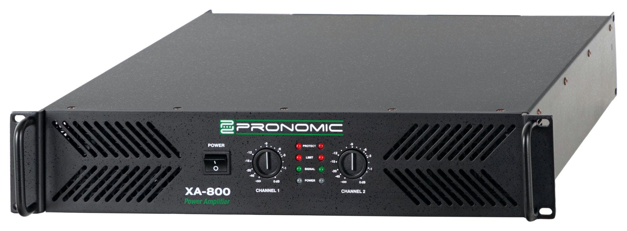 Pronomic XA-800 Endstufe 2x 800W/4 Ohm, 2x 1300W/2 Ohm, 2x 1900W  Audioverstärker (2600 W, Schaltungstype: Class H)