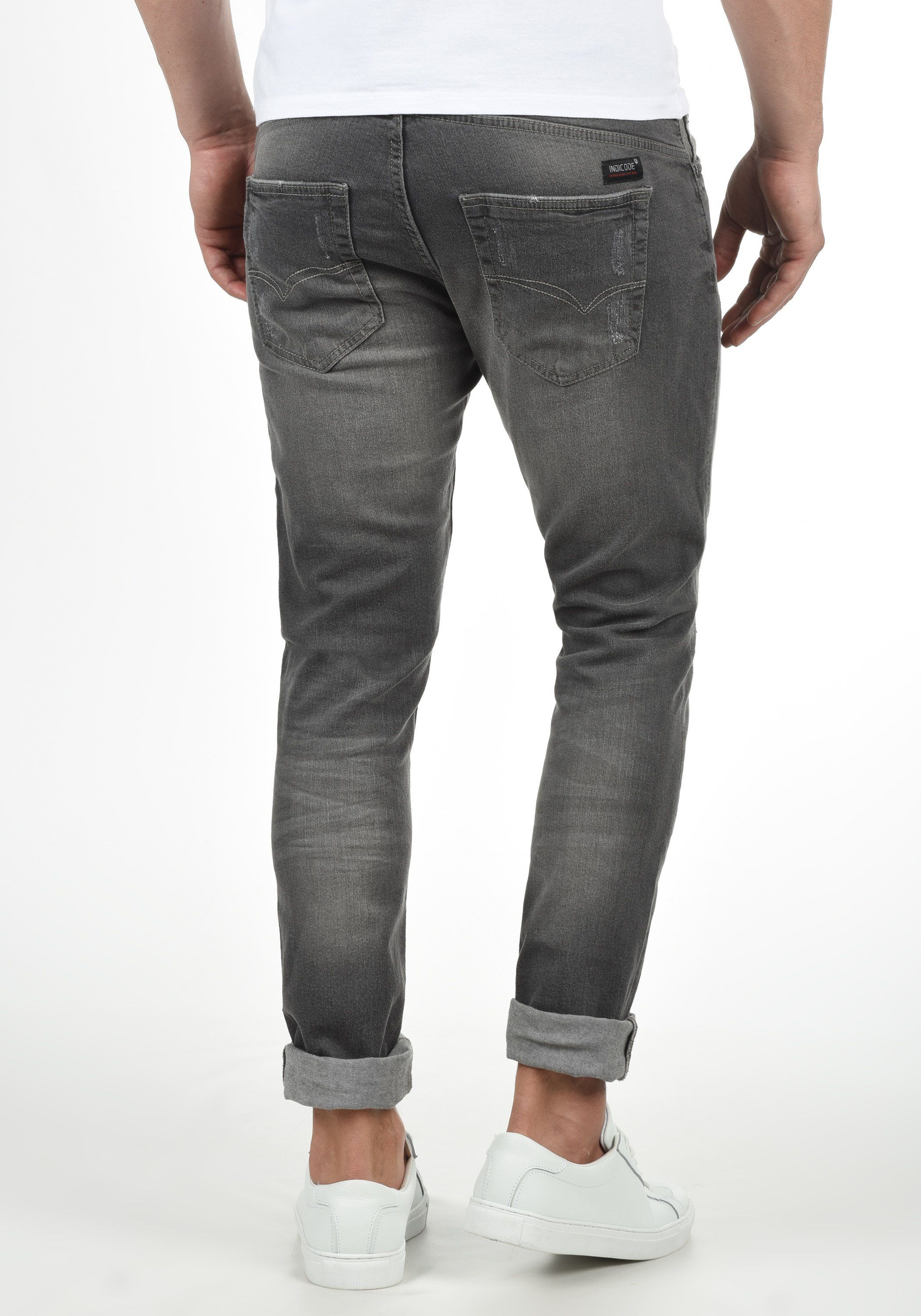 Indicode 5-Pocket-Jeans Grey IDAldersgate Light (901)