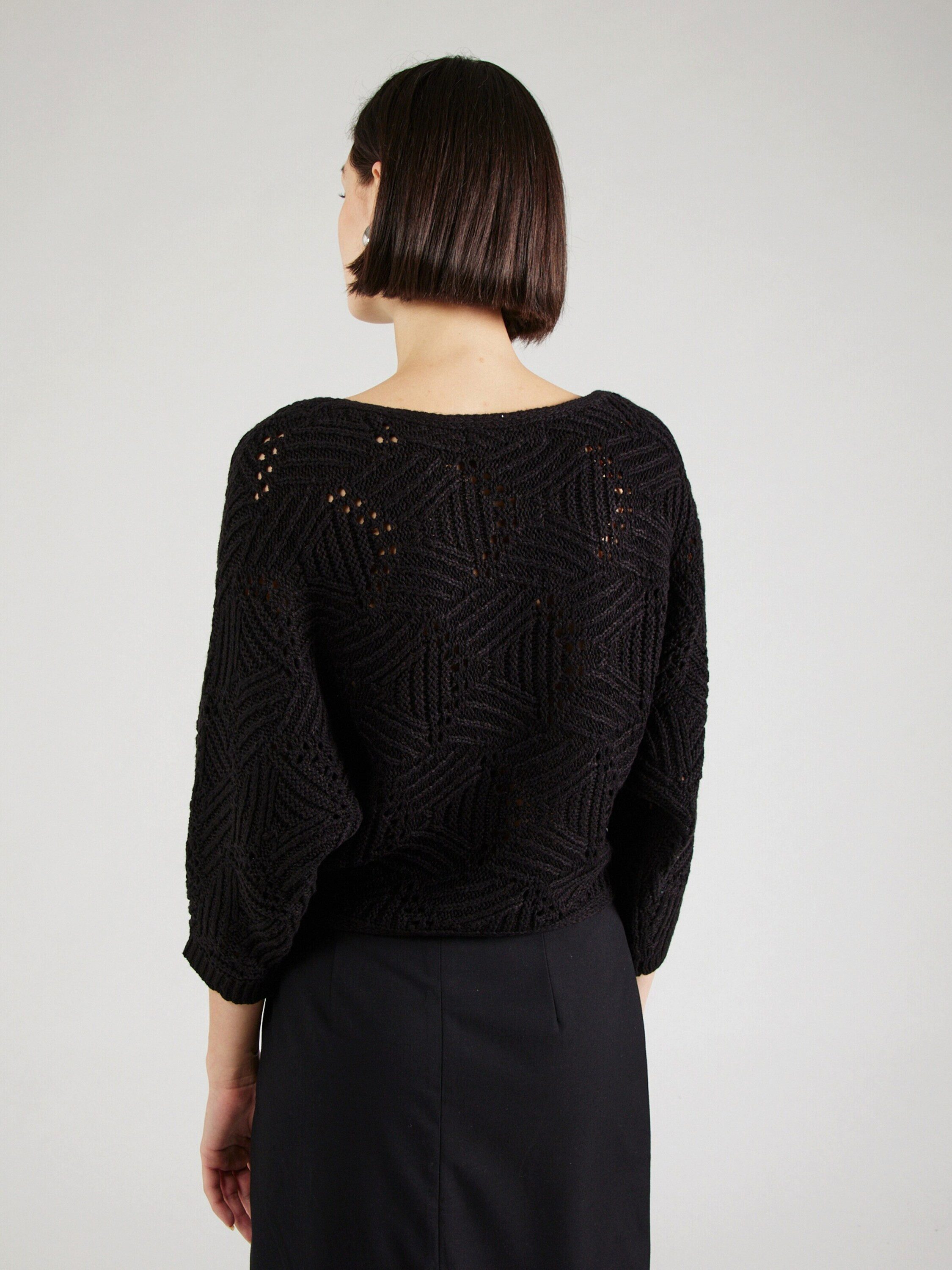 Vero Moda Strickpullover VMGIGI (1-tlg) Lochmuster günstig online kaufen