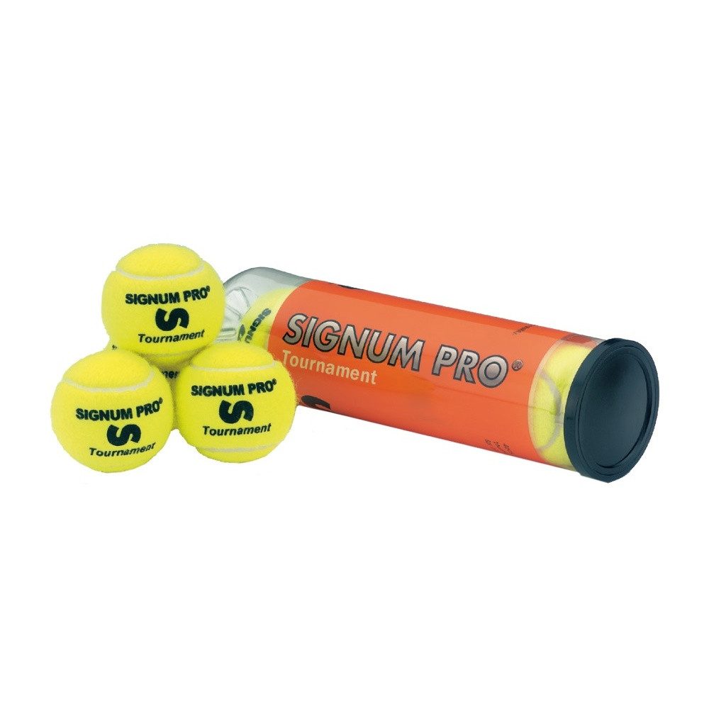 Tennisball Tournament High-Tec gelb Dose 4er