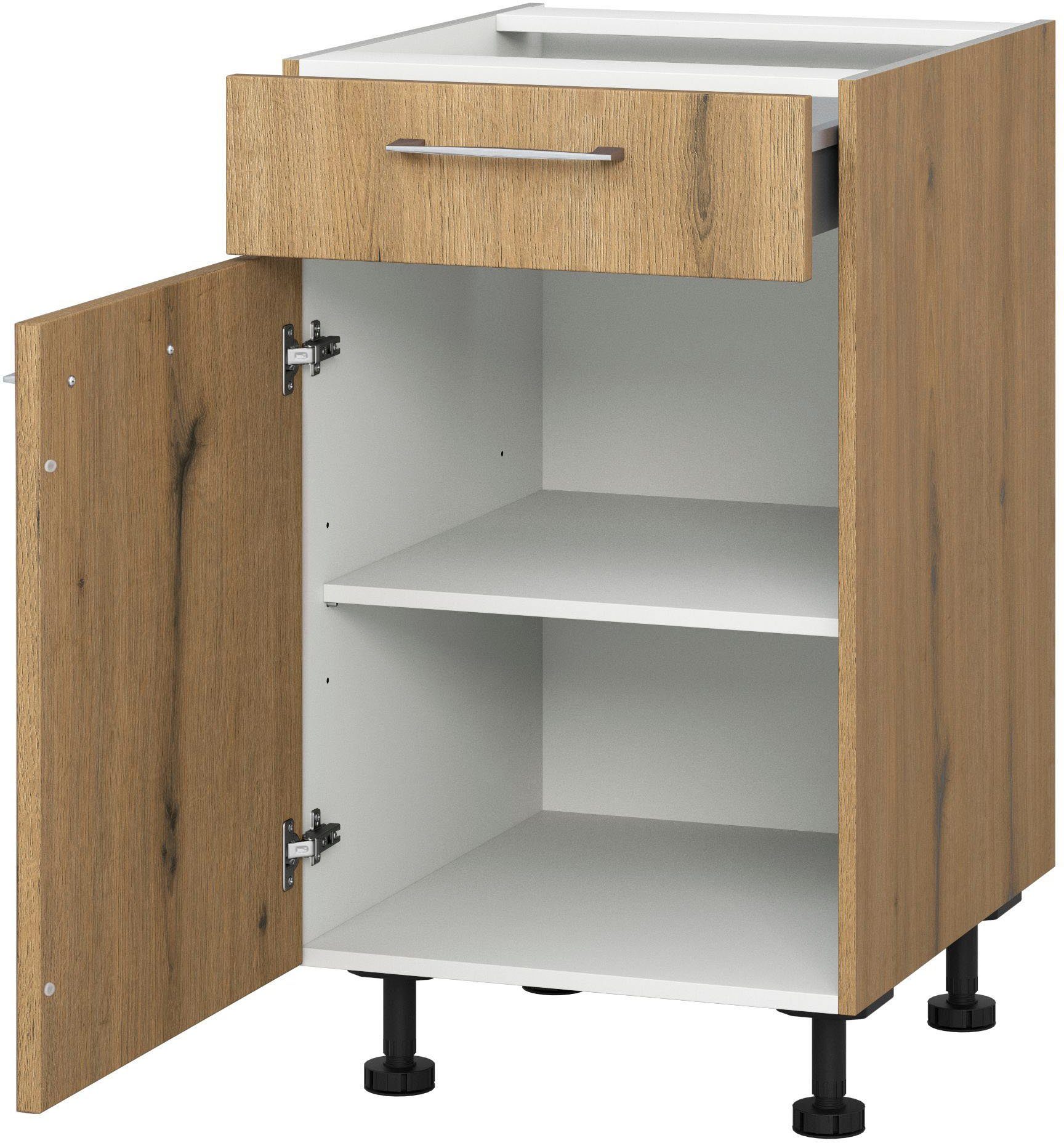 KOCHSTATION Unterschrank "KS-Trea US40", mit einem Auszug und einer Tür, Ei günstig online kaufen