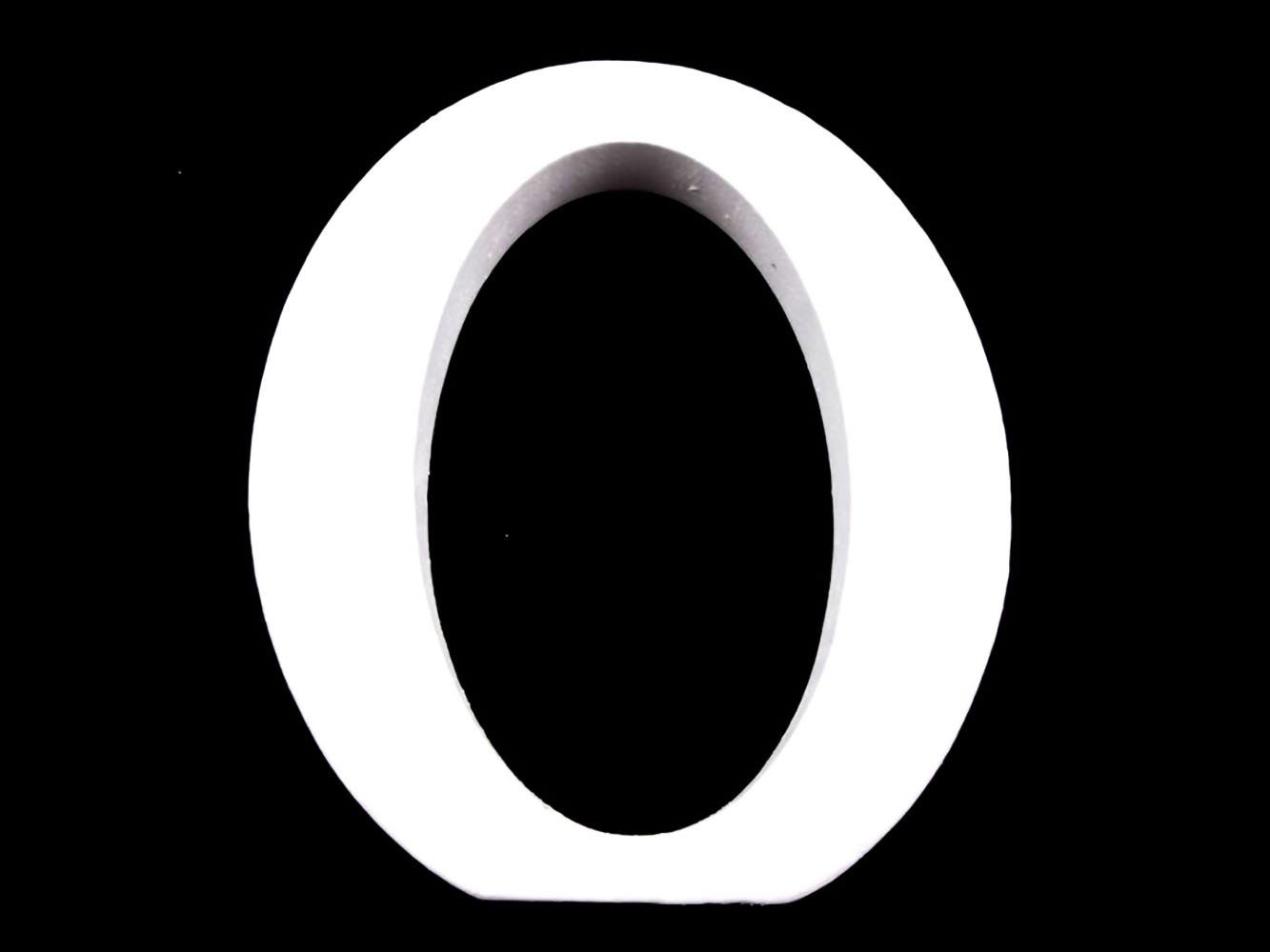 maDDma Deko-Buchstaben 3D Holzbuchstabe 8 cm, weiß, Einzelbuchstabe "O". € 2,24, (€ 2,24 pro 1 Stk).